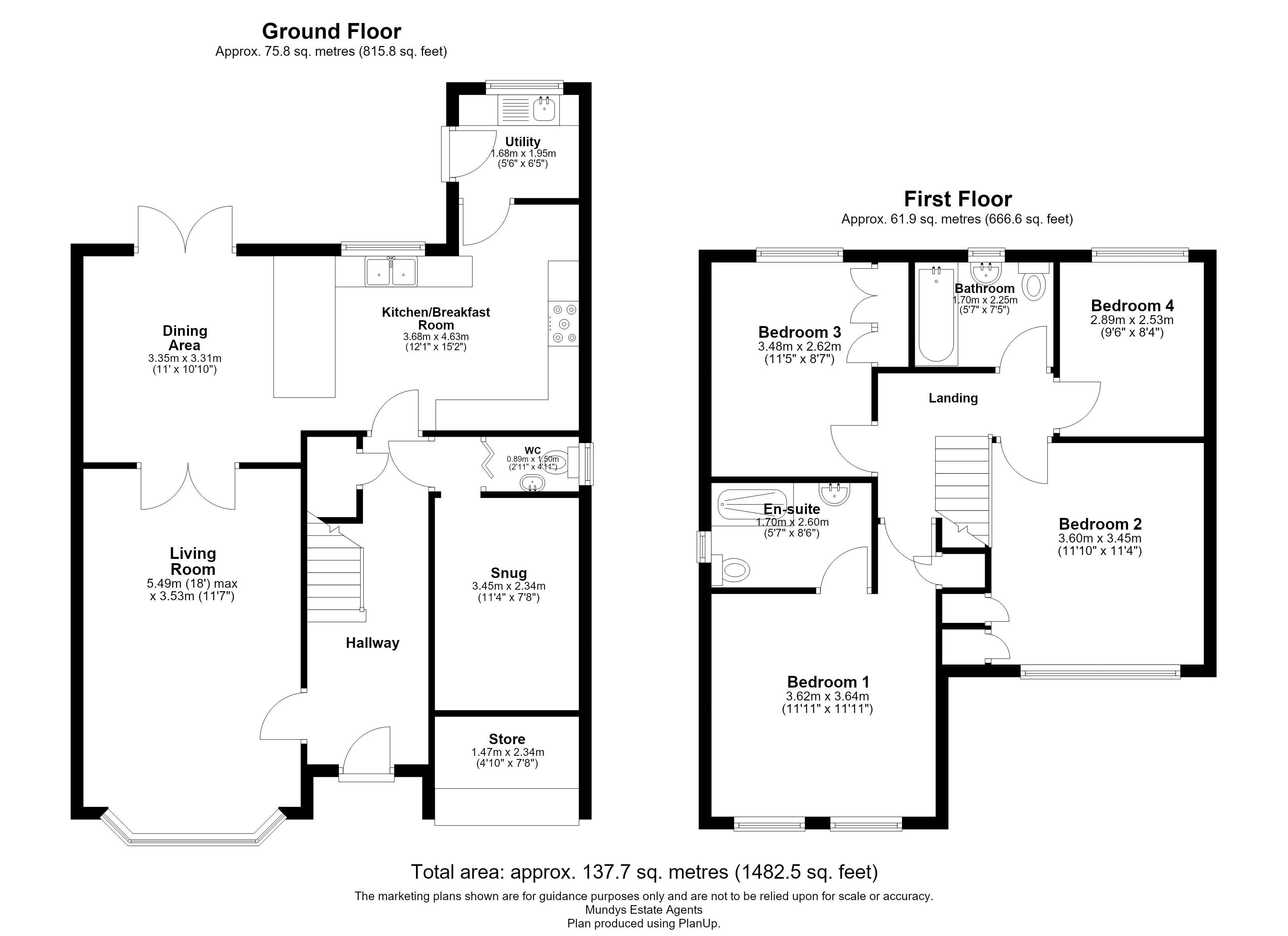 16, The Furlongs, Market Rasen floorplan