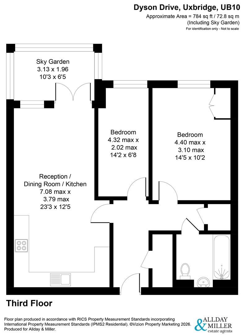21 Dyson Drive, Uxbridge floorplan