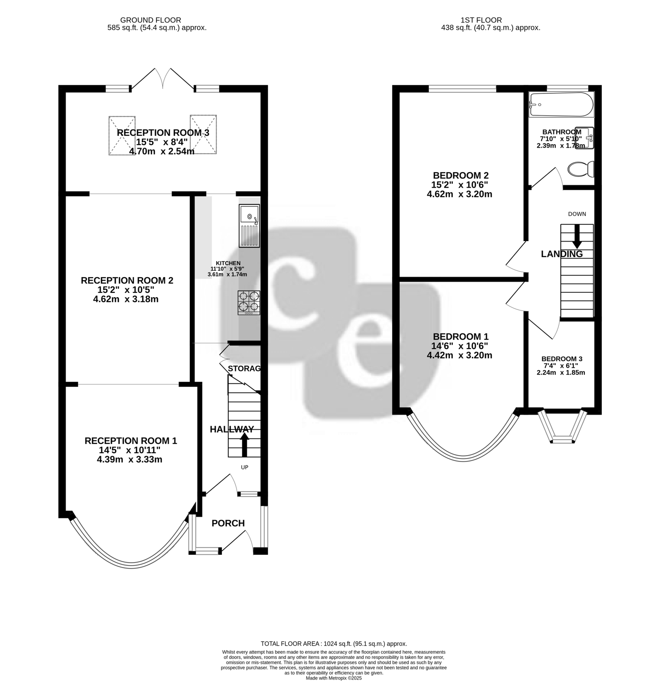 66, Waverley Road, Harrow floorplan