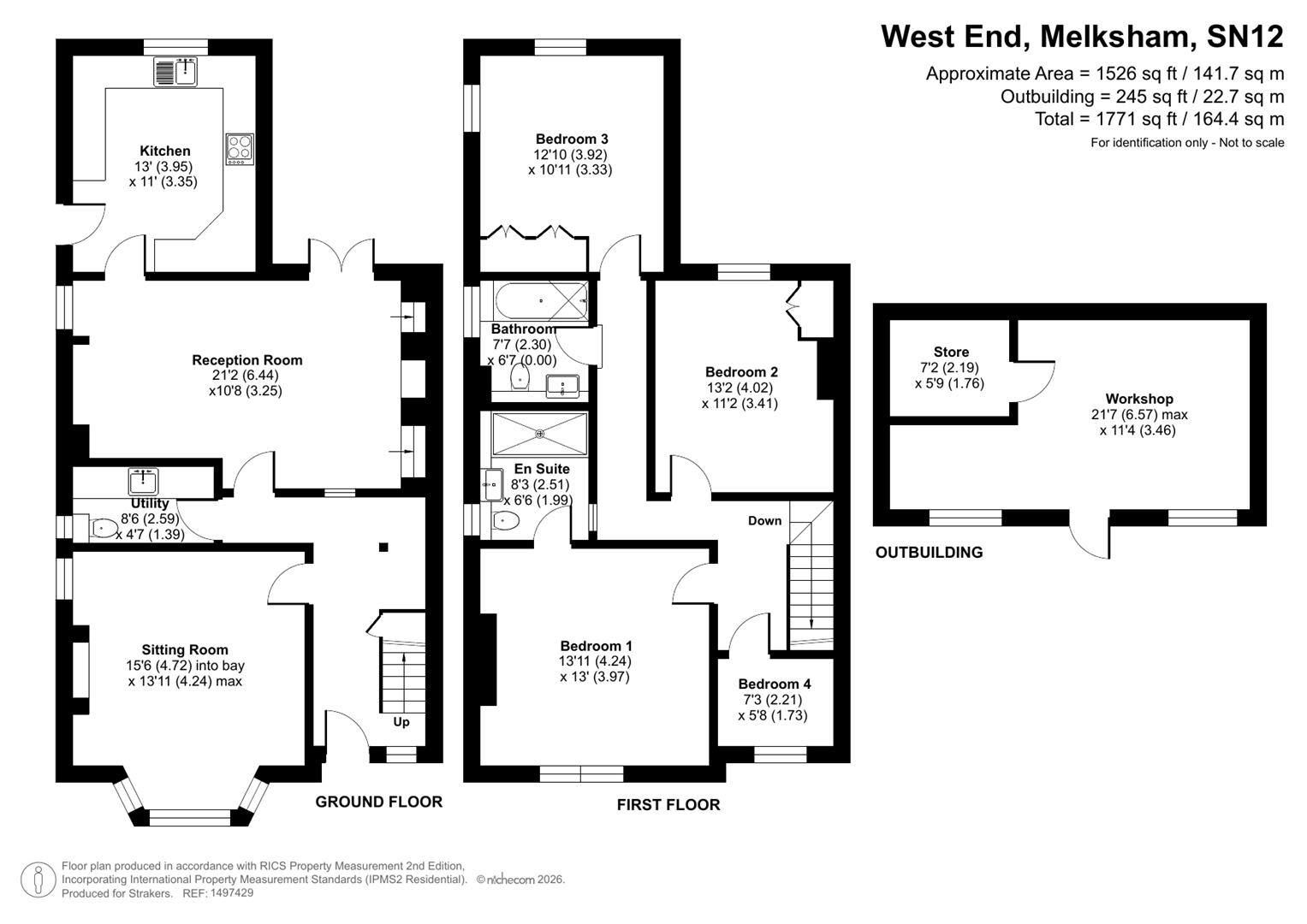13, West End, Melksham floorplan