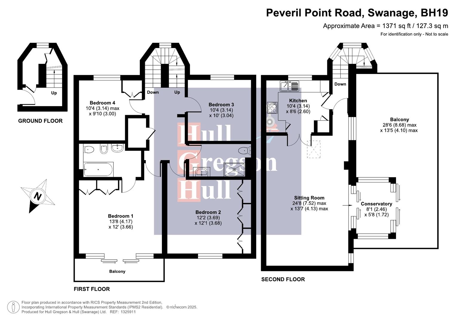 Flat 5, The Haven, Peveril Point Road, Swanage floorplan