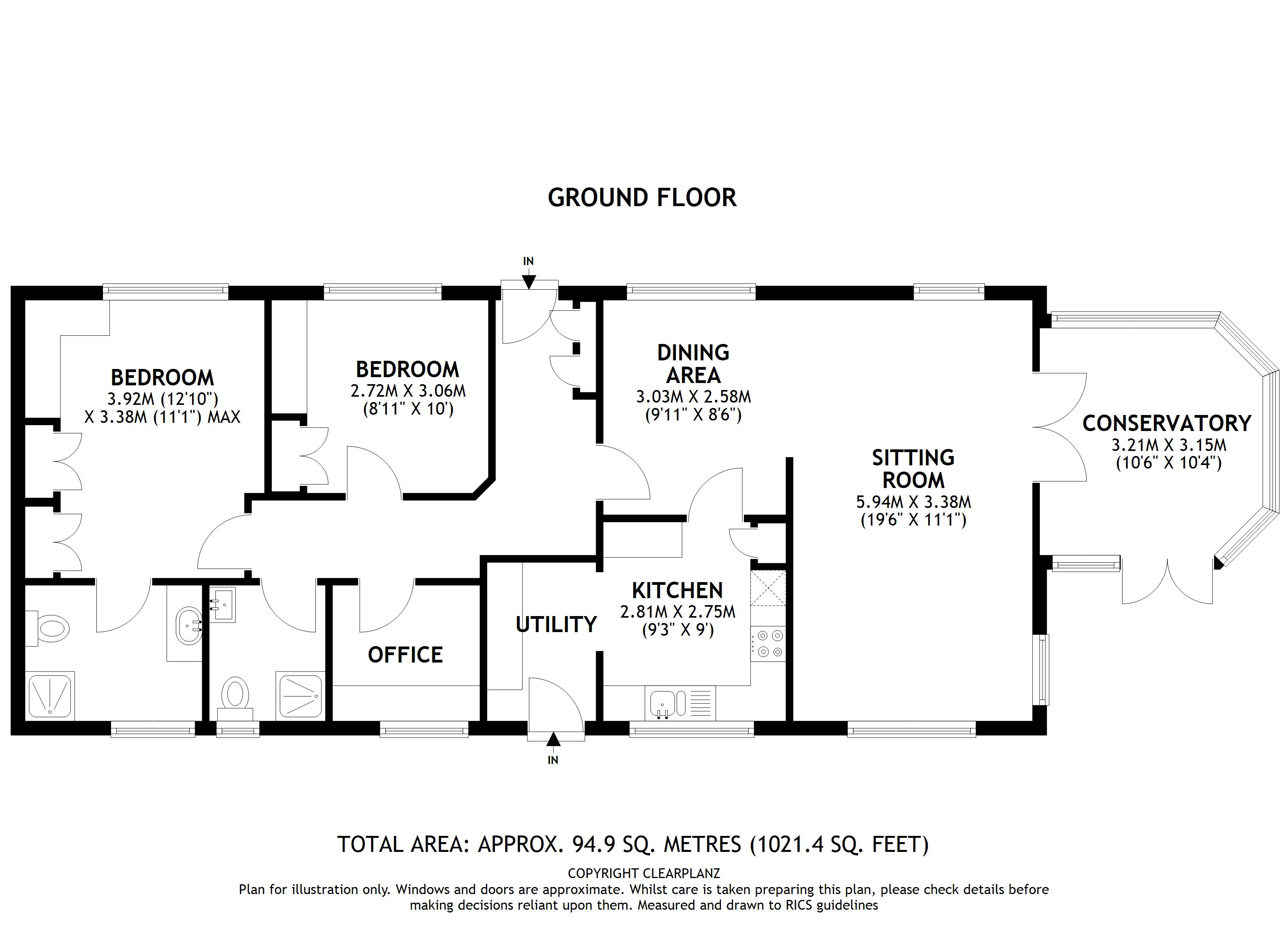 6, Wessex Park, Winchester floorplan