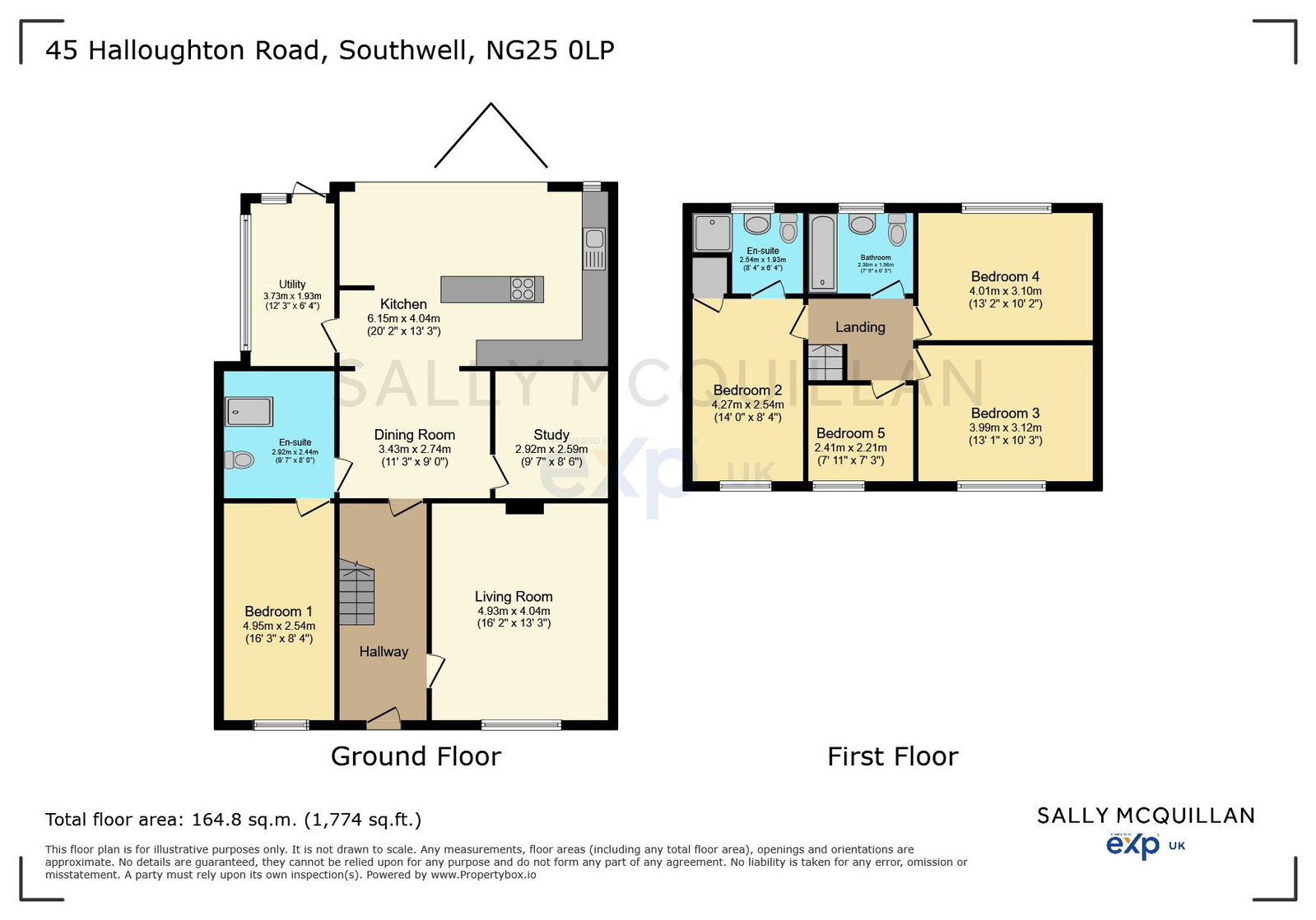 45, Halloughton Road, Southwell floorplan