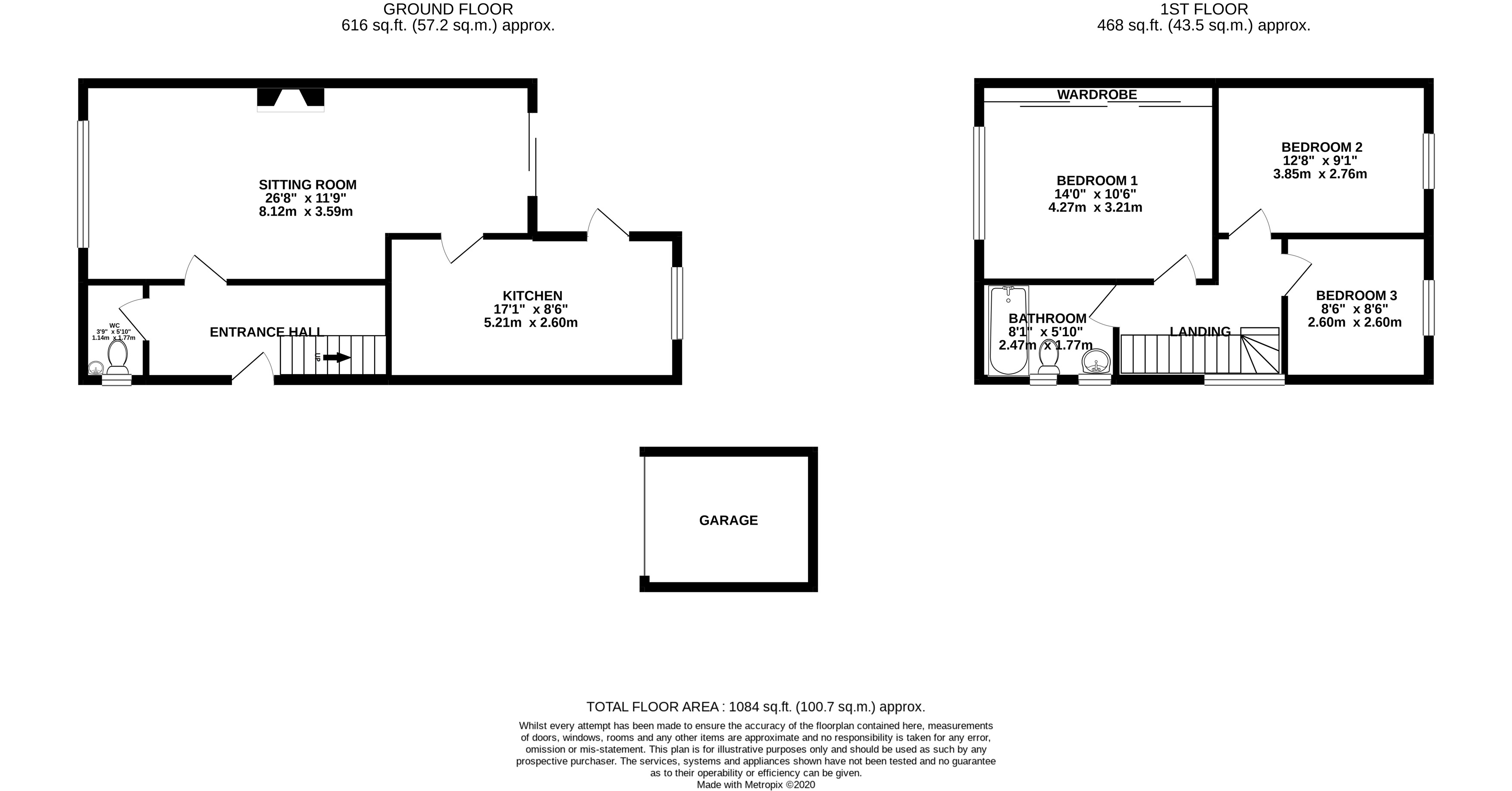 Elm Grove South, Barnham PO22, 3 bedroom semidetached house for sale