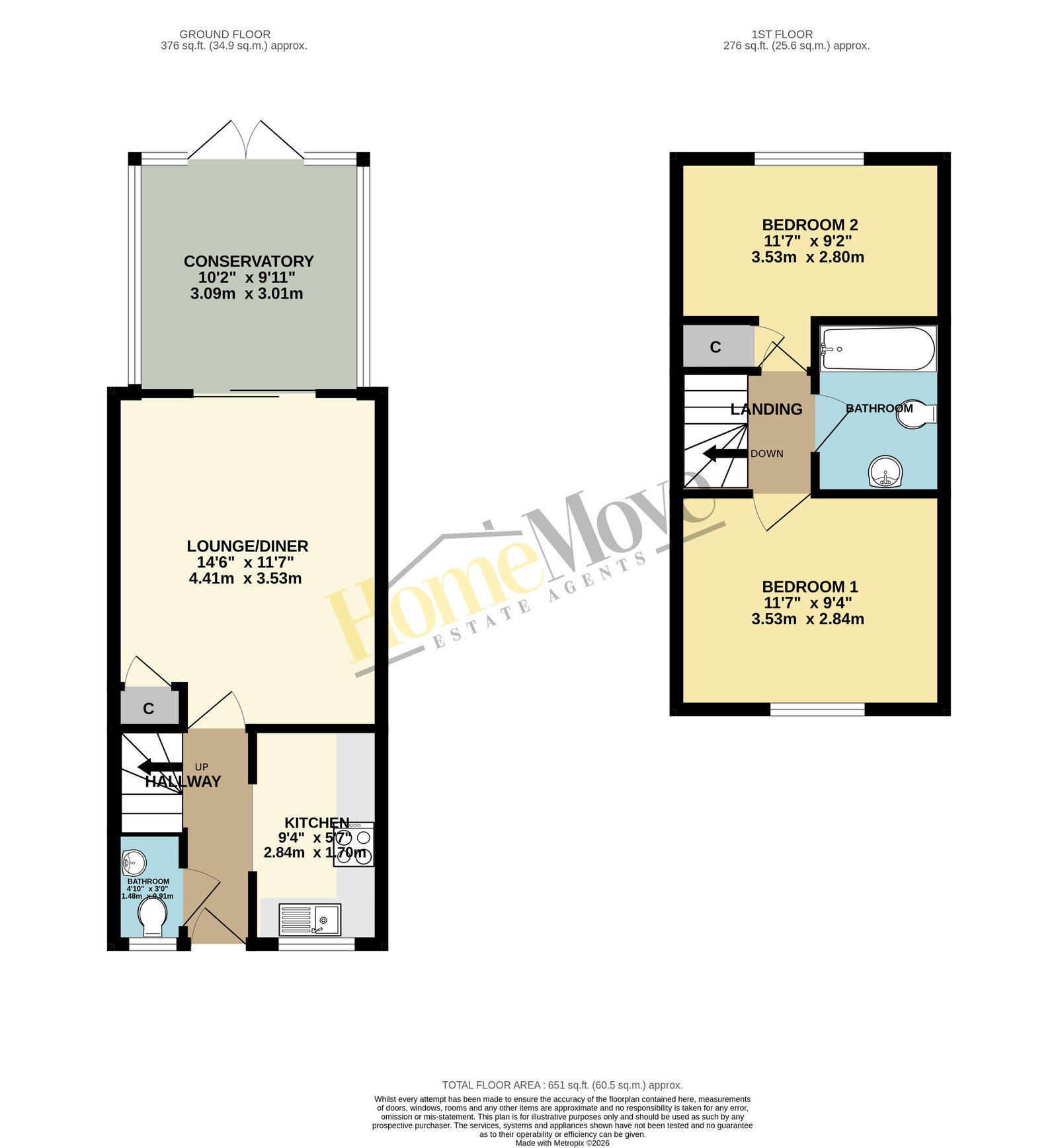 6, Lindisfarne Way, Kettering floorplan