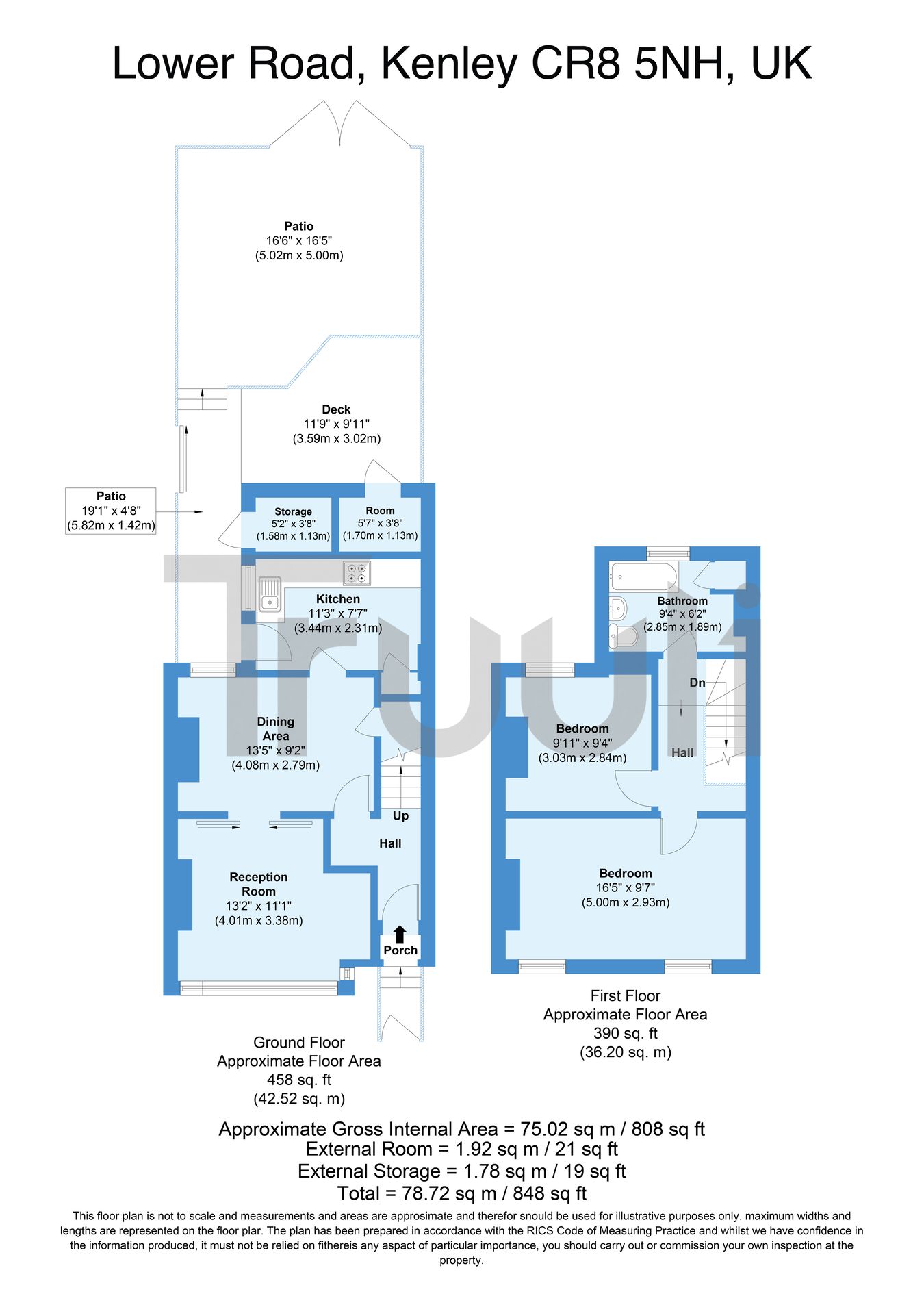 31, Lower Road, Kenley floorplan