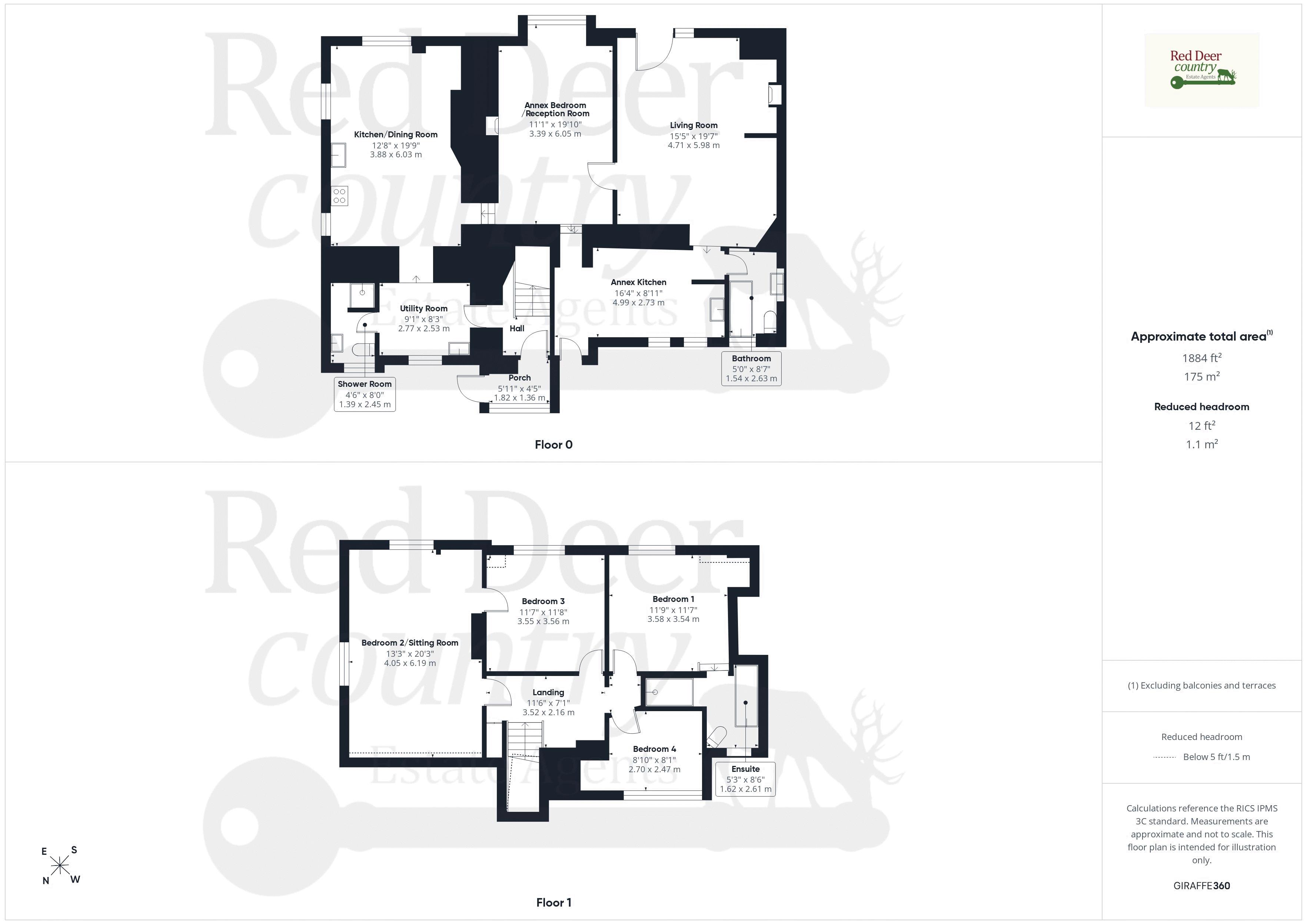 Little Dashwoods / Dashwoods Cottage, Dashwoods Lane, Taunton floorplan