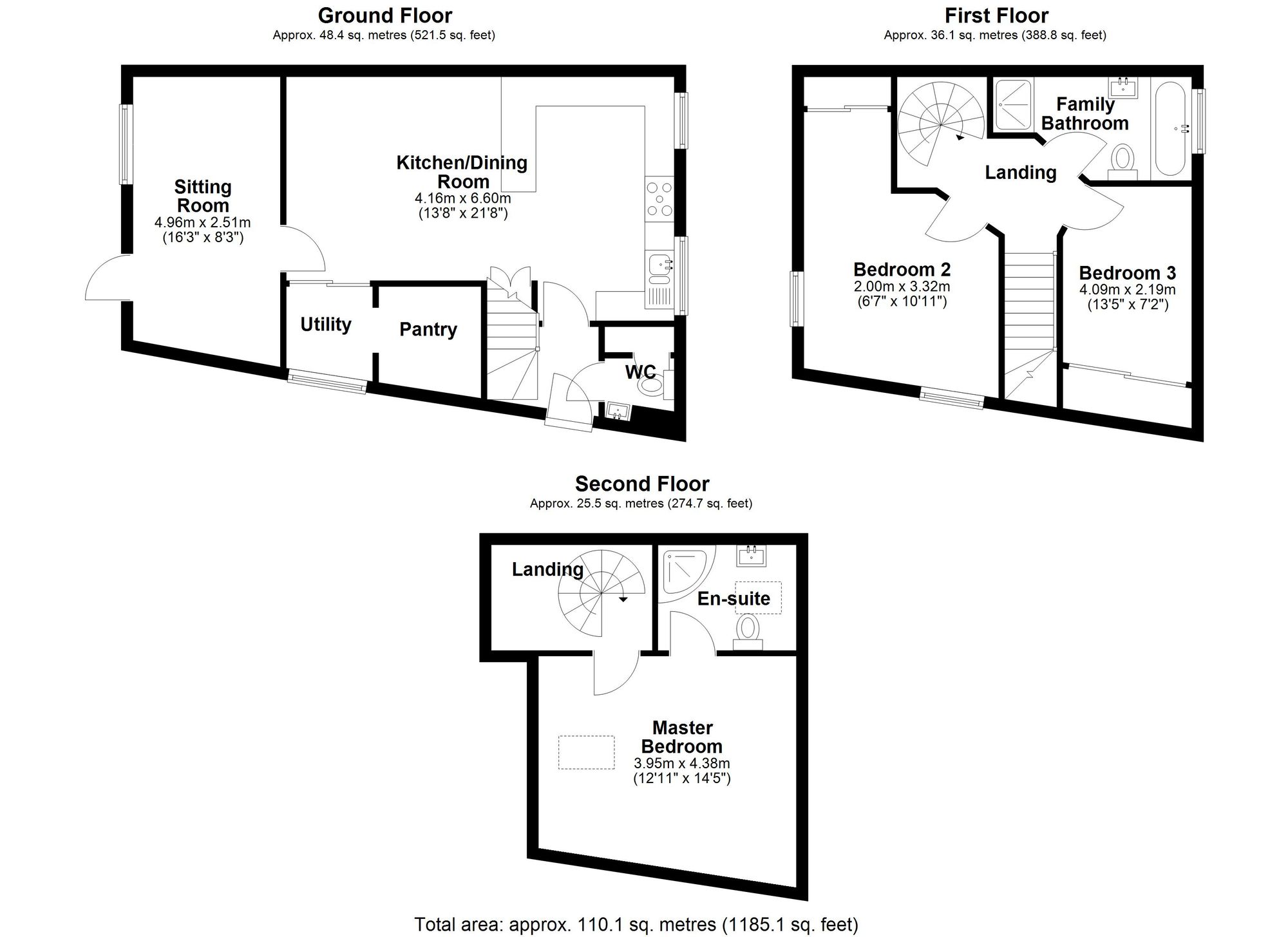 1 Tidford Cottages Bell Lane, Lechlade floorplan