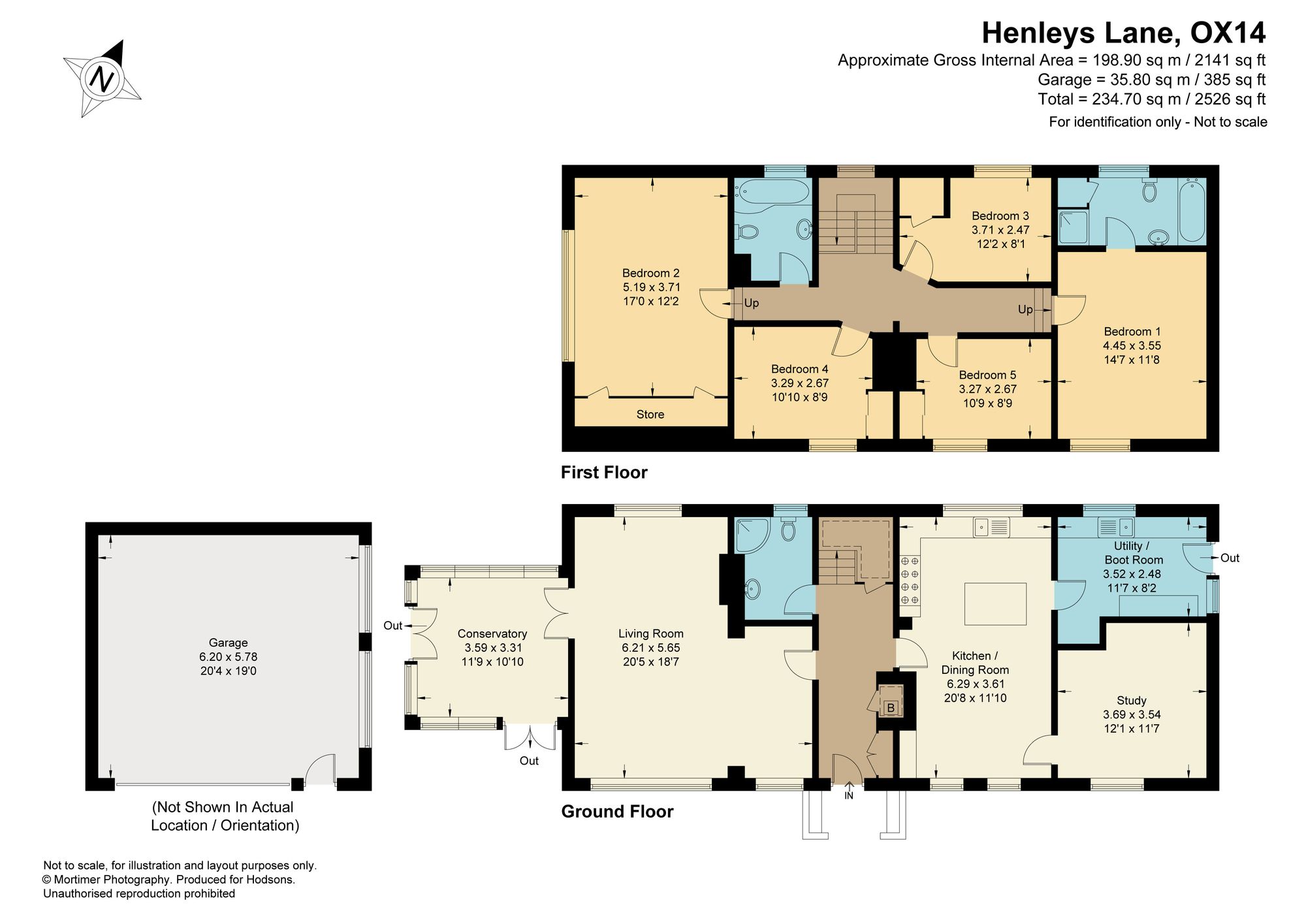 44 Henleys Lane, Abingdon floorplan