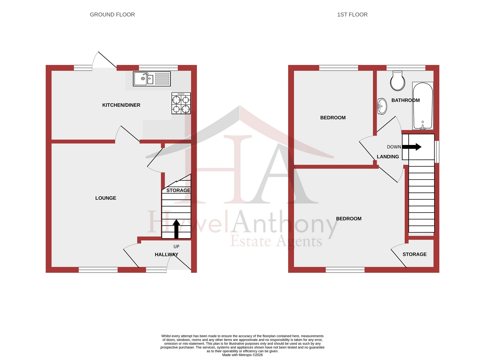 2, Heol Seward, Pontypridd floorplan