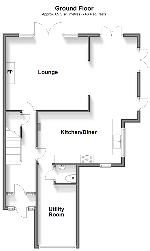 Cricketers Drive, Meopham floorplan