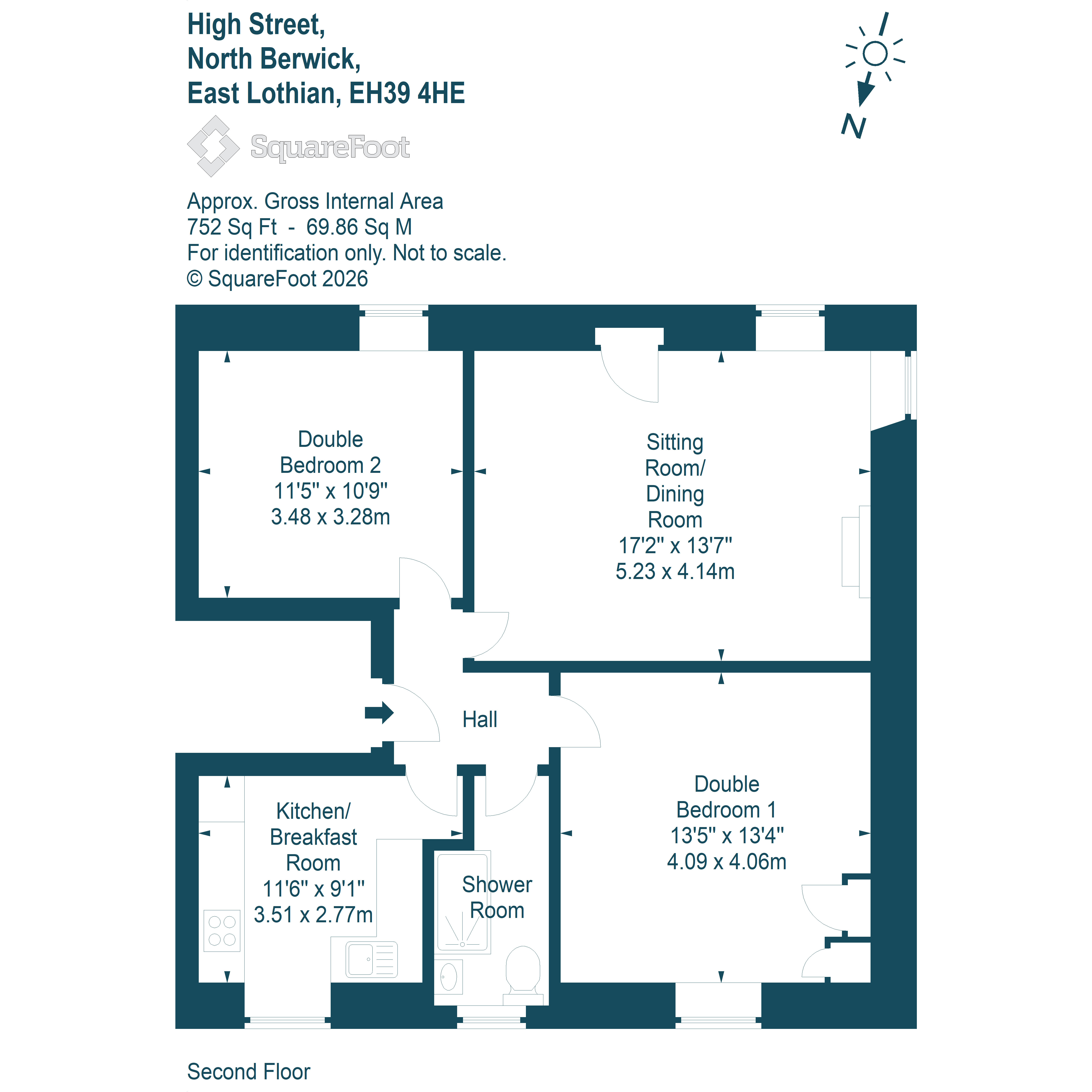 112a, High Street, North Berwick floorplan