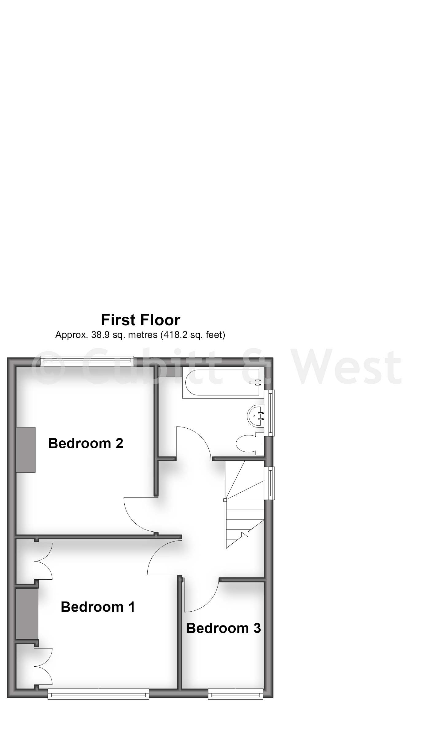 93, Comptons Lane, Horsham floorplan