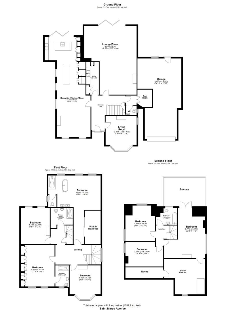 Grafton House, 14, St. Mary's Avenue, Wanstead floorplan