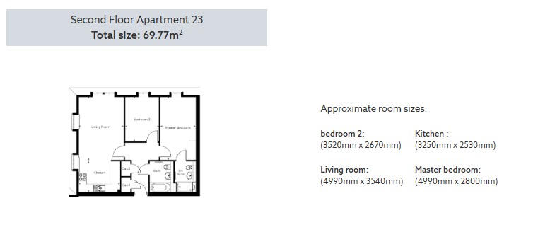 22 The Cloisters, The Cloisters, High Street, Great Missenden floorplan