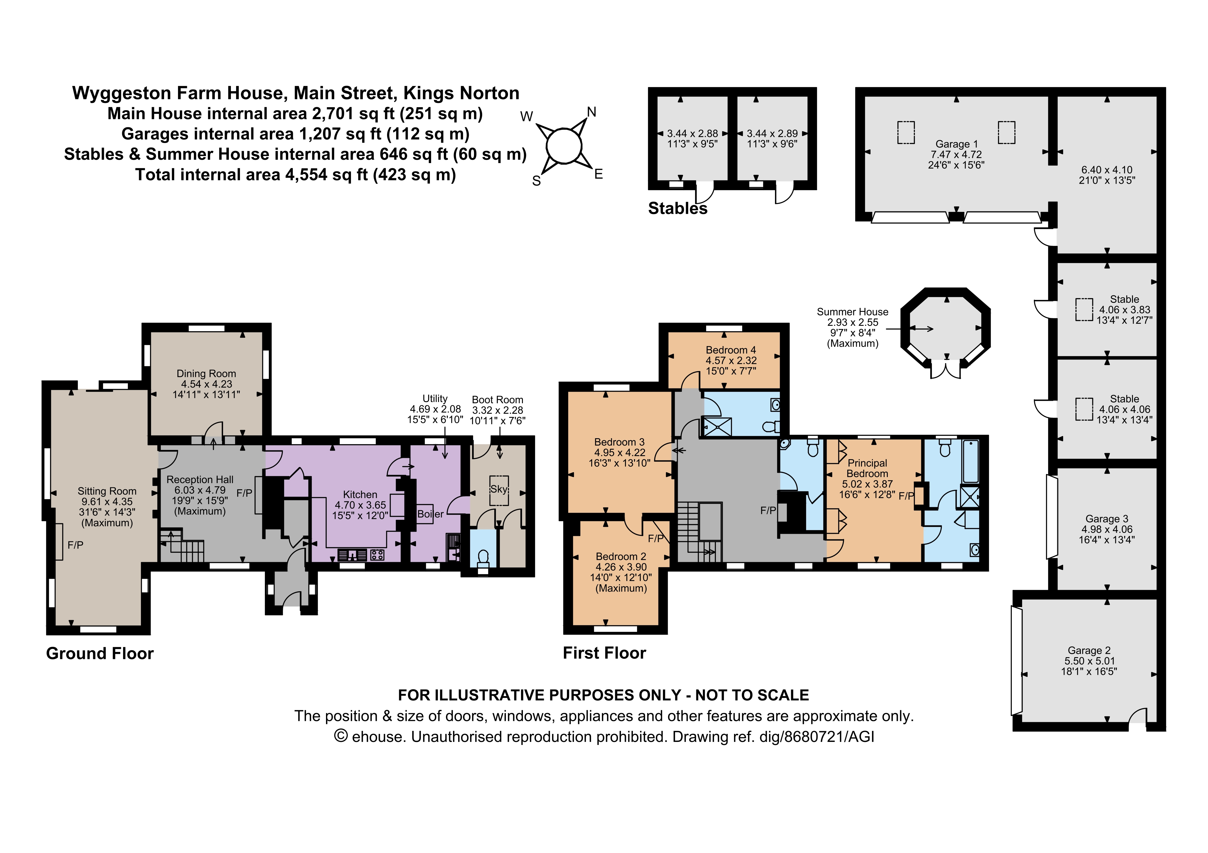 Wyggeston Farm House,, Pudding Bag Lane, Leicester floorplan