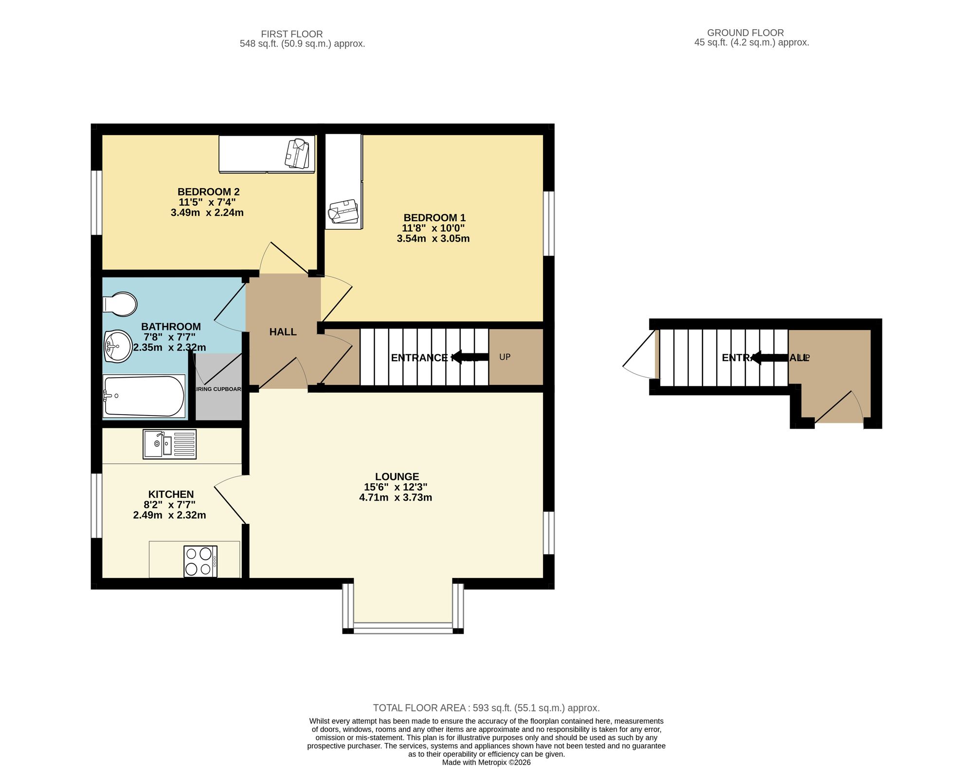 Flat 17, Albion Court Albion Street, Leicester floorplan