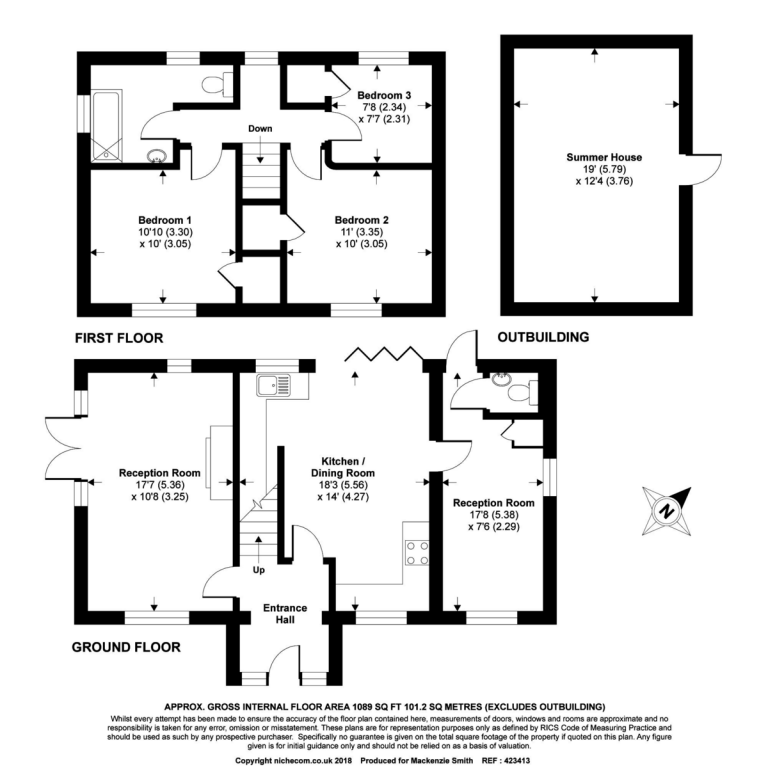 3 Bedrooms Detached house for sale in Meadow Close, Ash Vale GU12