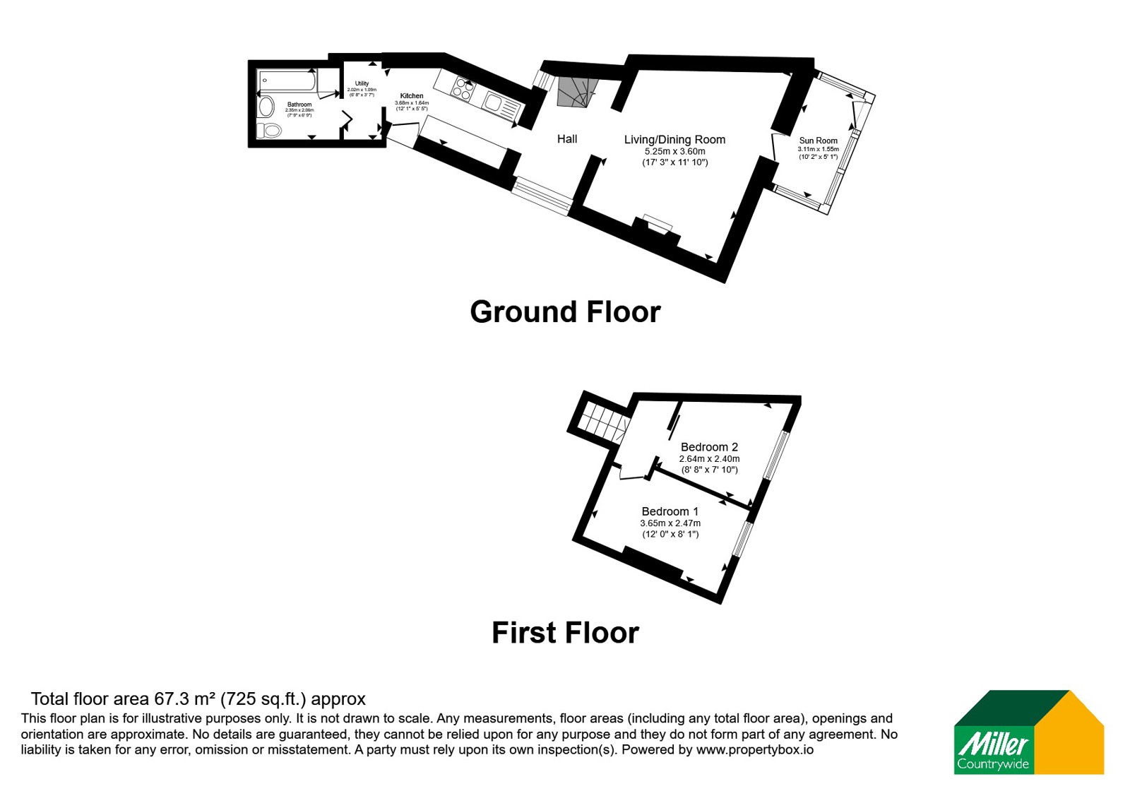 Chyreen Villa,, Nancegollan, Cornwall floorplan