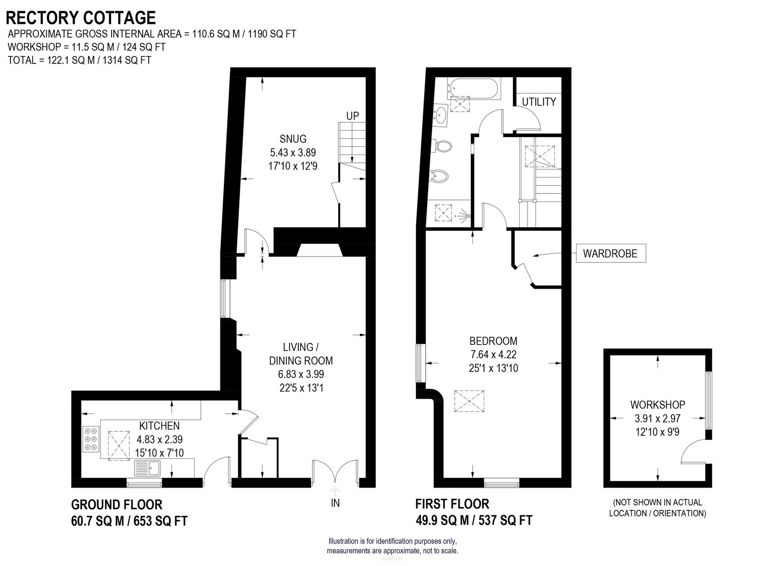 Rectory Cottage ,46a, High Street, Sheffield floorplan