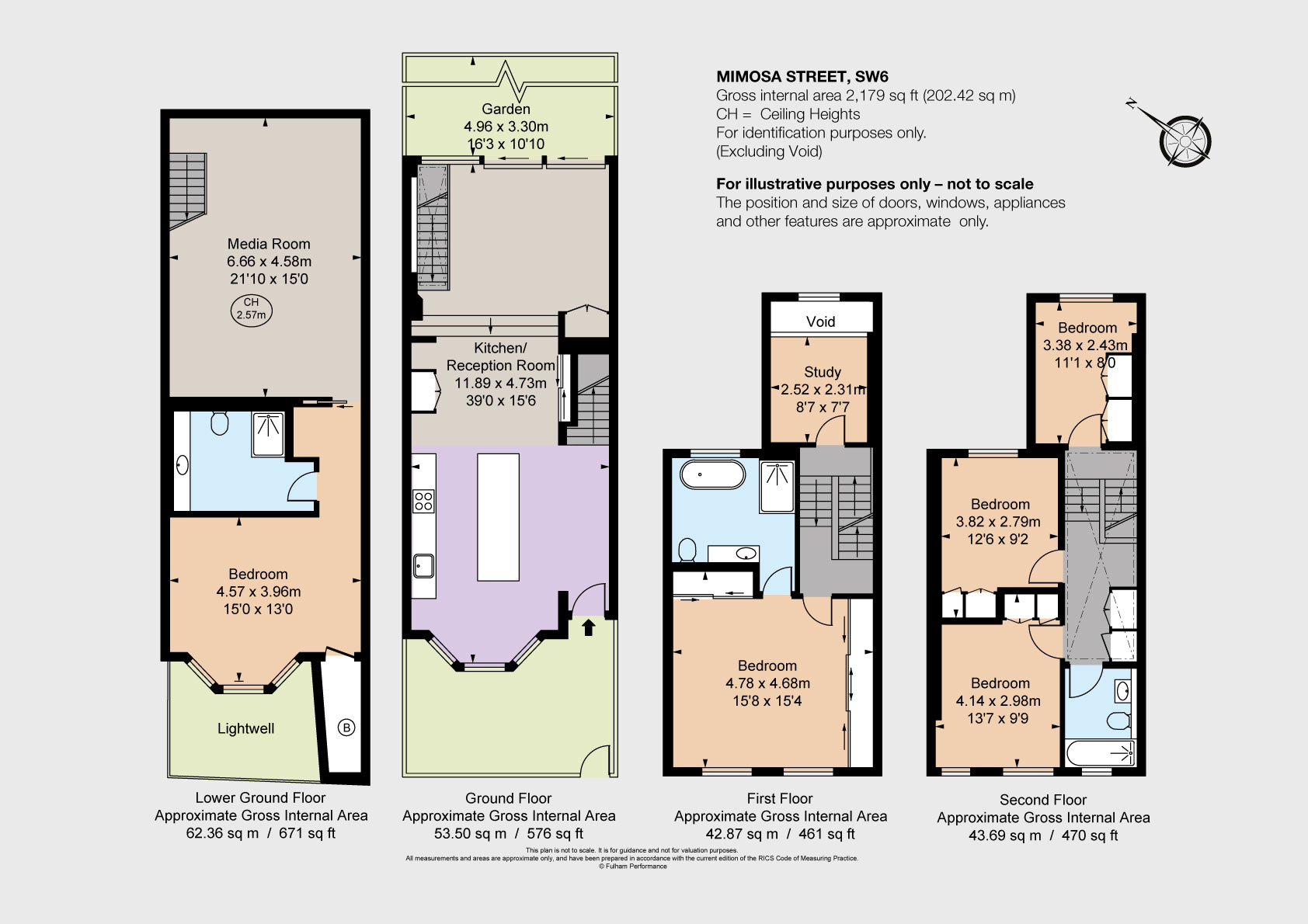 41, Mimosa Street, London floorplan