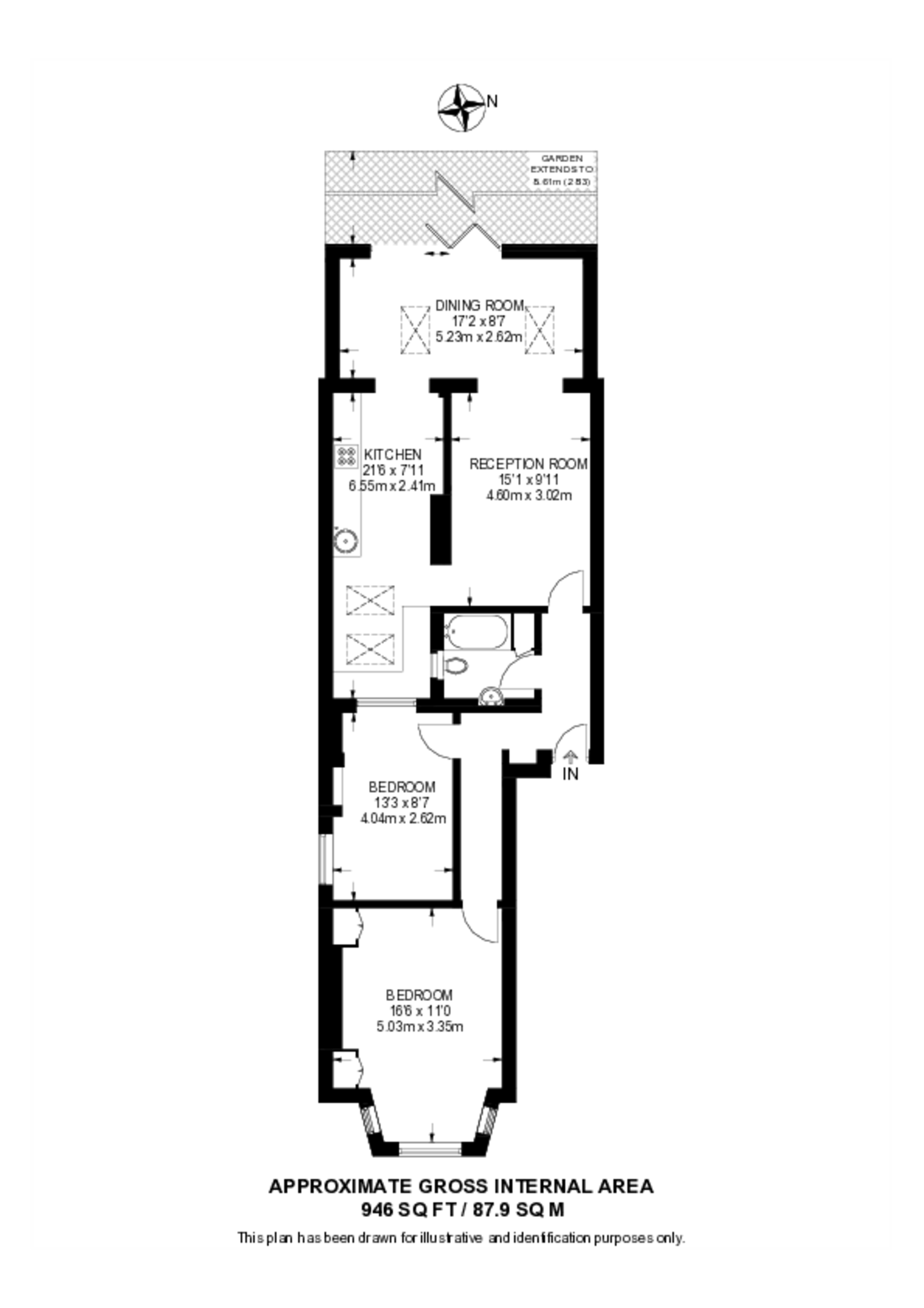 Guildford Avenue, Surbiton floorplan