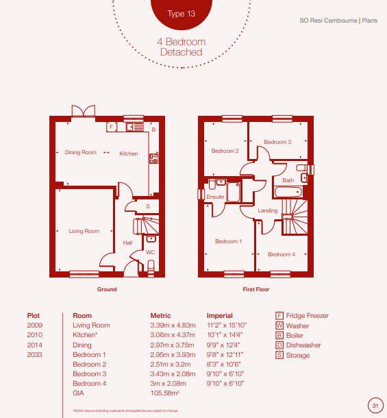 2033, Nicol Walk, West Cambourne floorplan