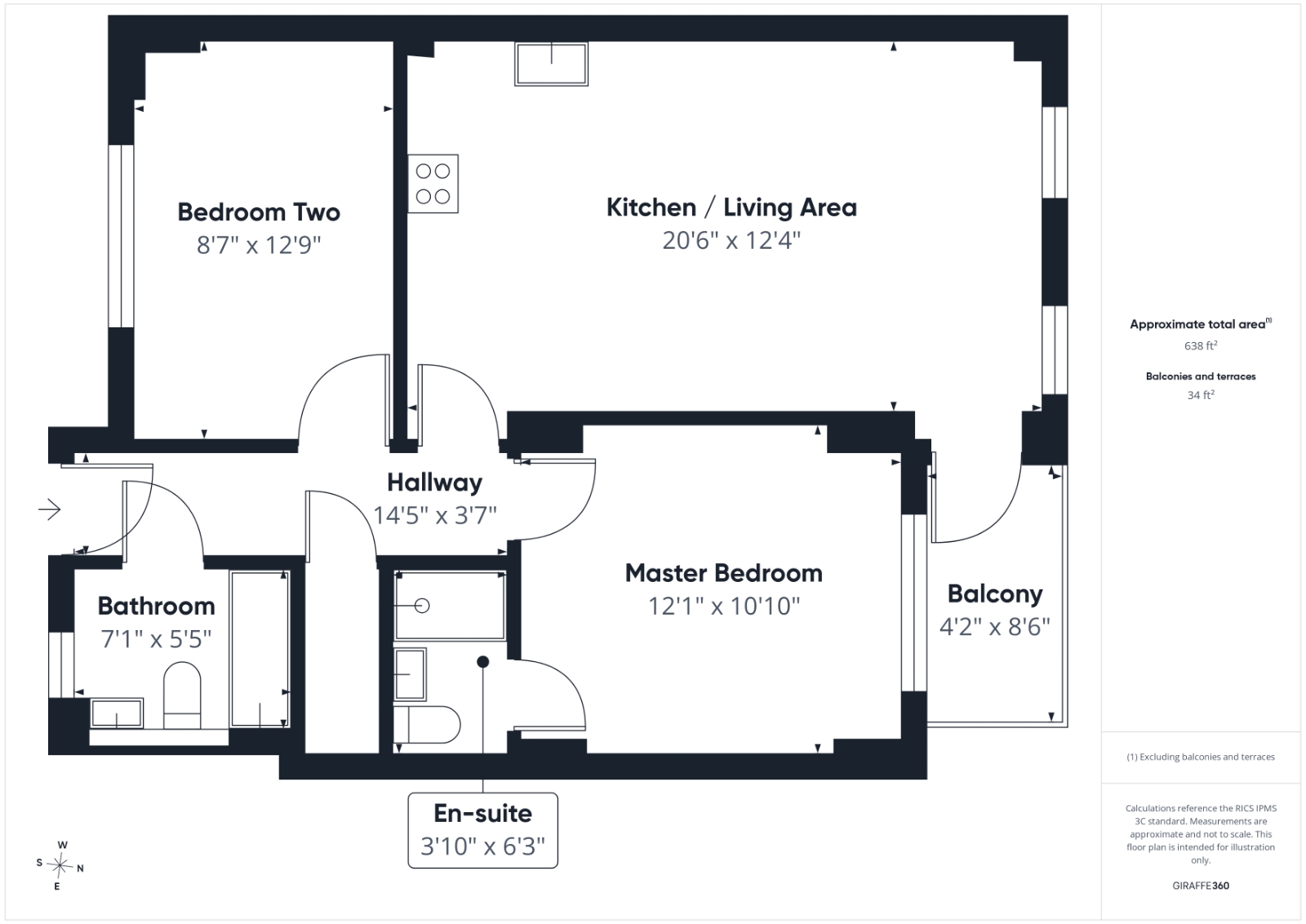 Flat 30, Saxons Court,, Peach Street, Wokingham floorplan