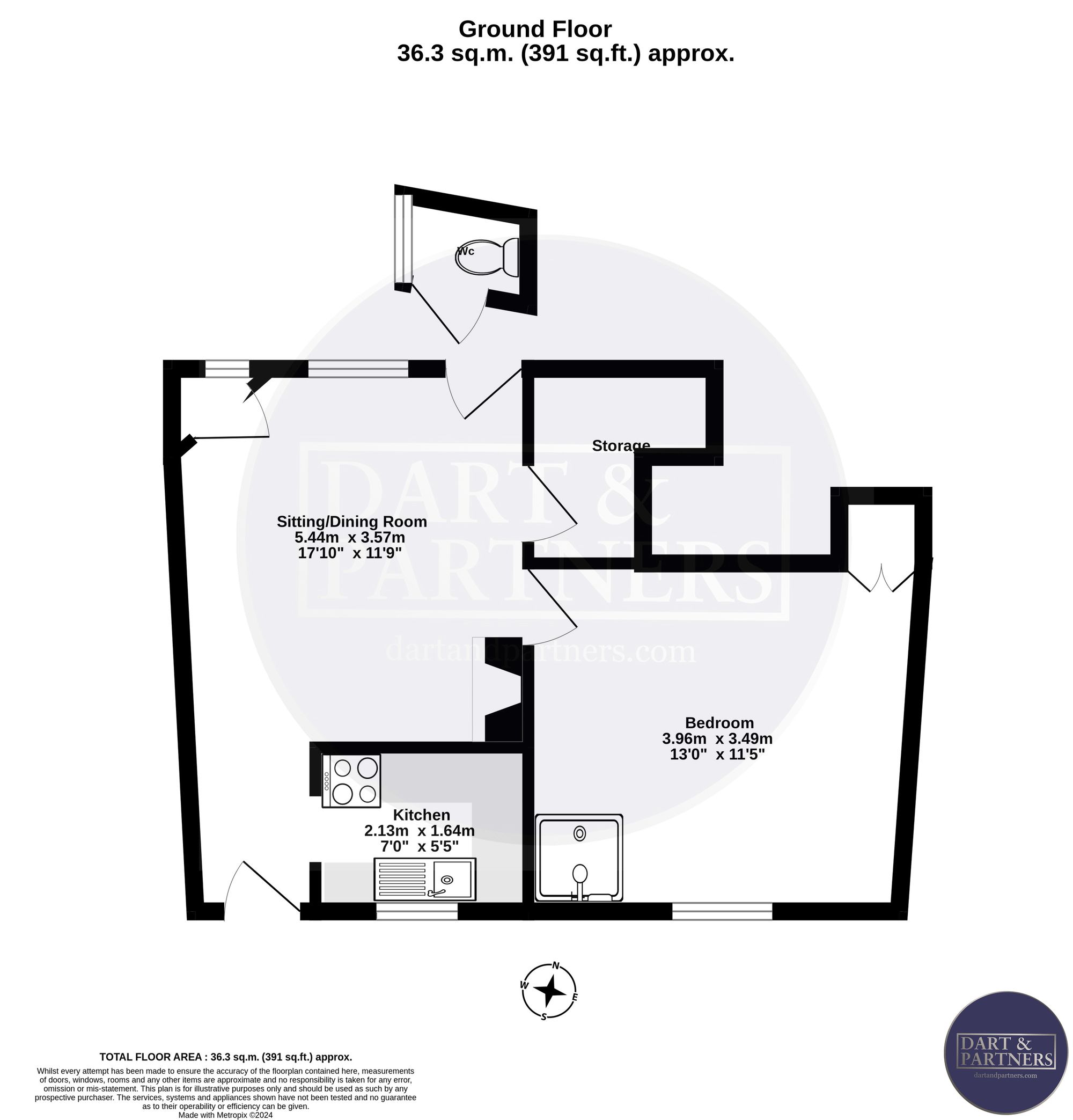 41a Northumberland Place, Teignmouth floorplan