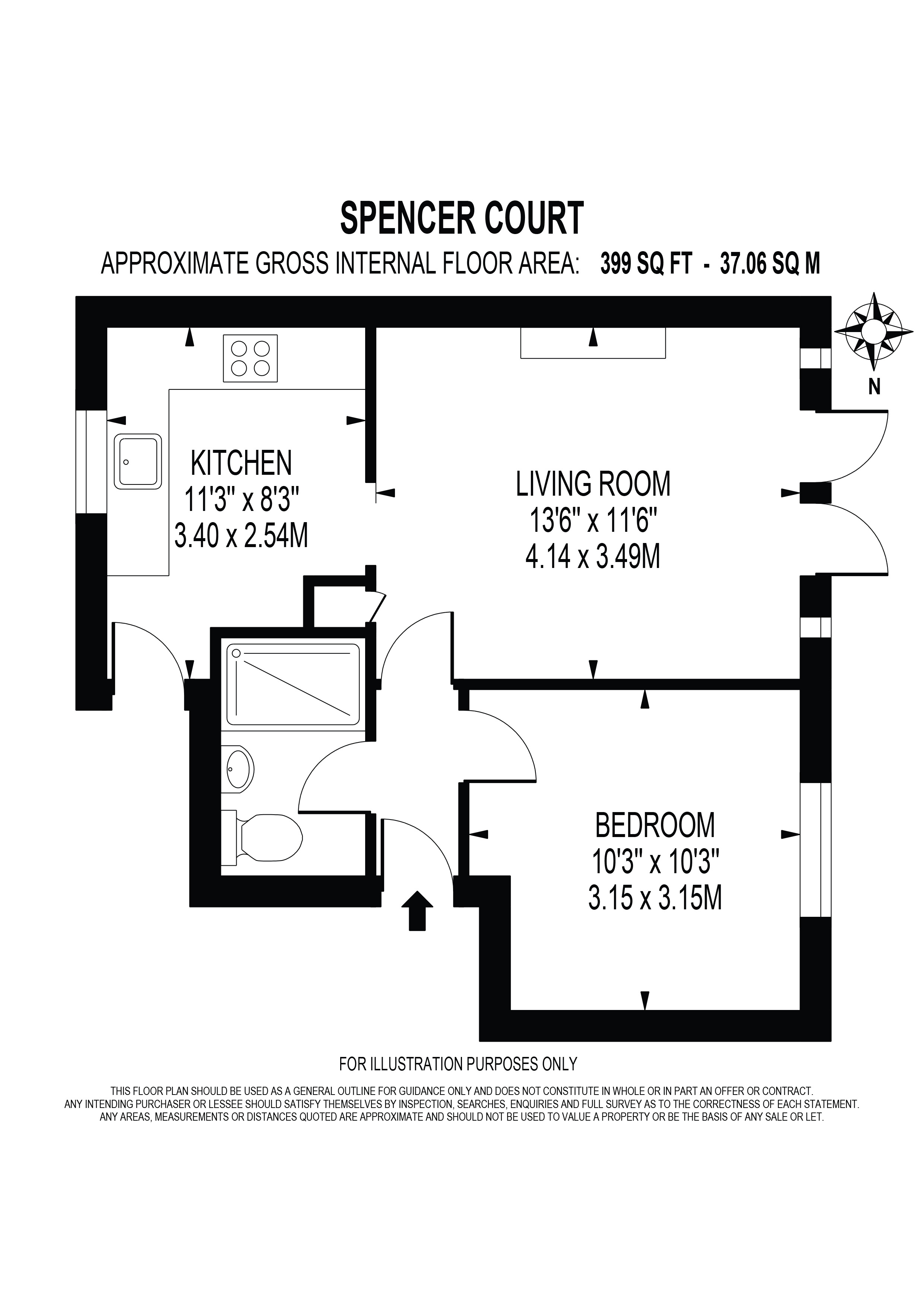 Spencer Road, London floorplan