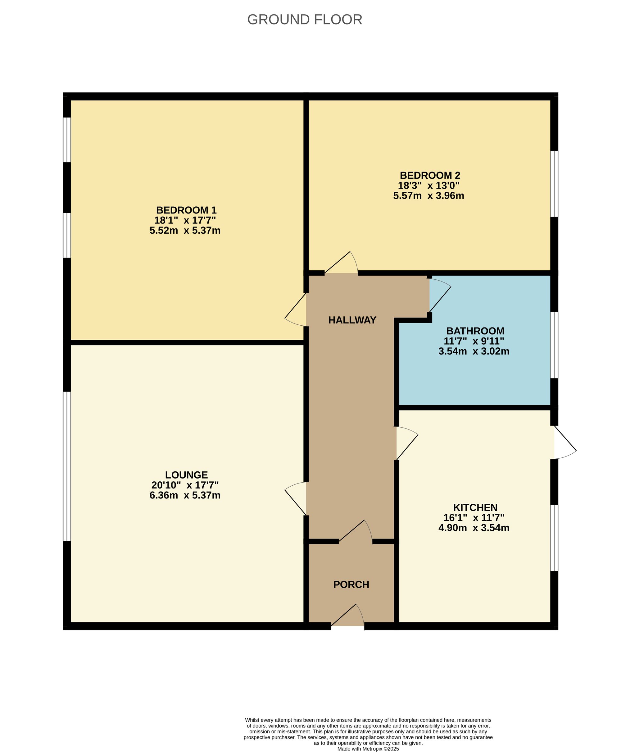 26 Links Road, Bolton floorplan