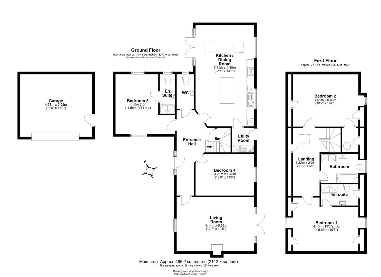2, Glenville Place, Cottenham Road, Histon, Cambridge floorplan