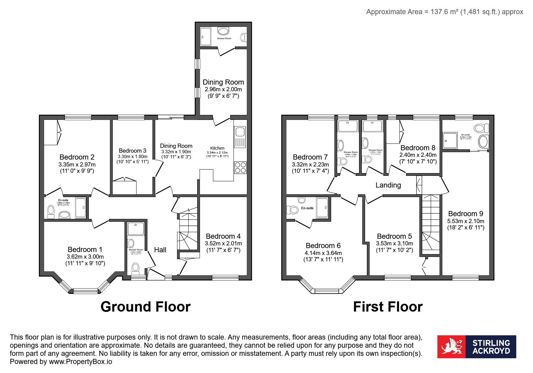 Room 9, 368, Church Road, Middlesex floorplan