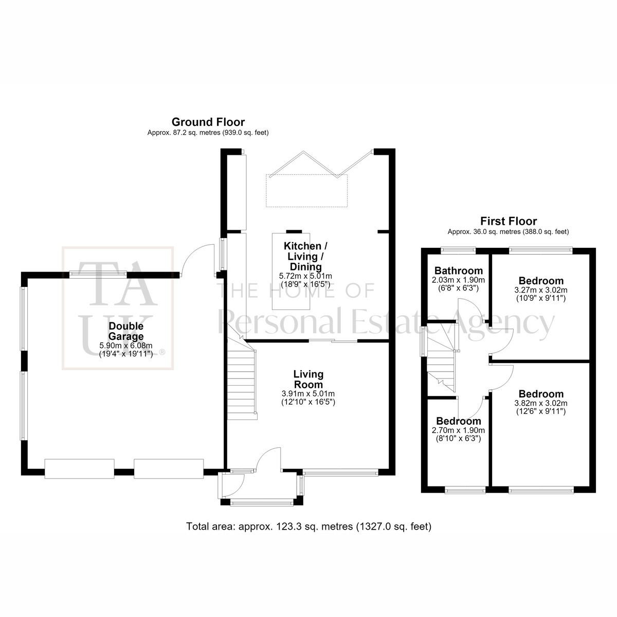 72, Penrhyn Crescent, Stockport floorplan
