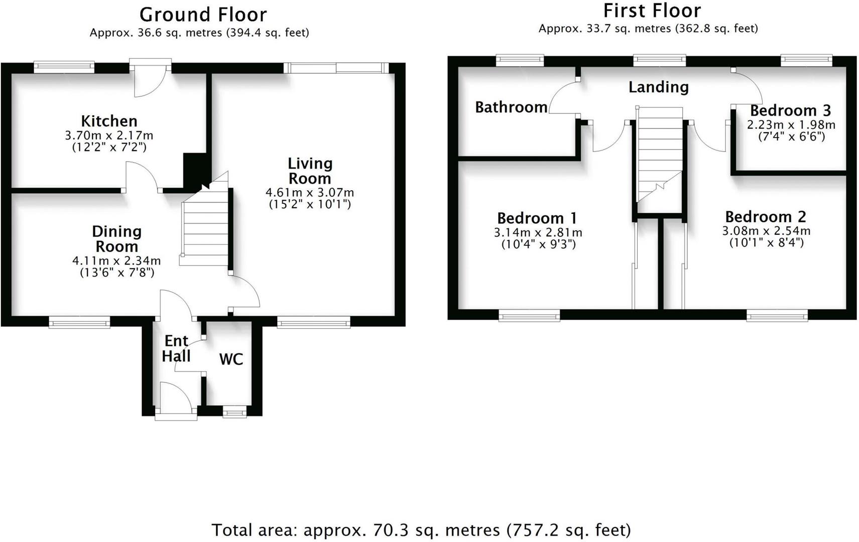 66, Charnwood Road, Corby floorplan