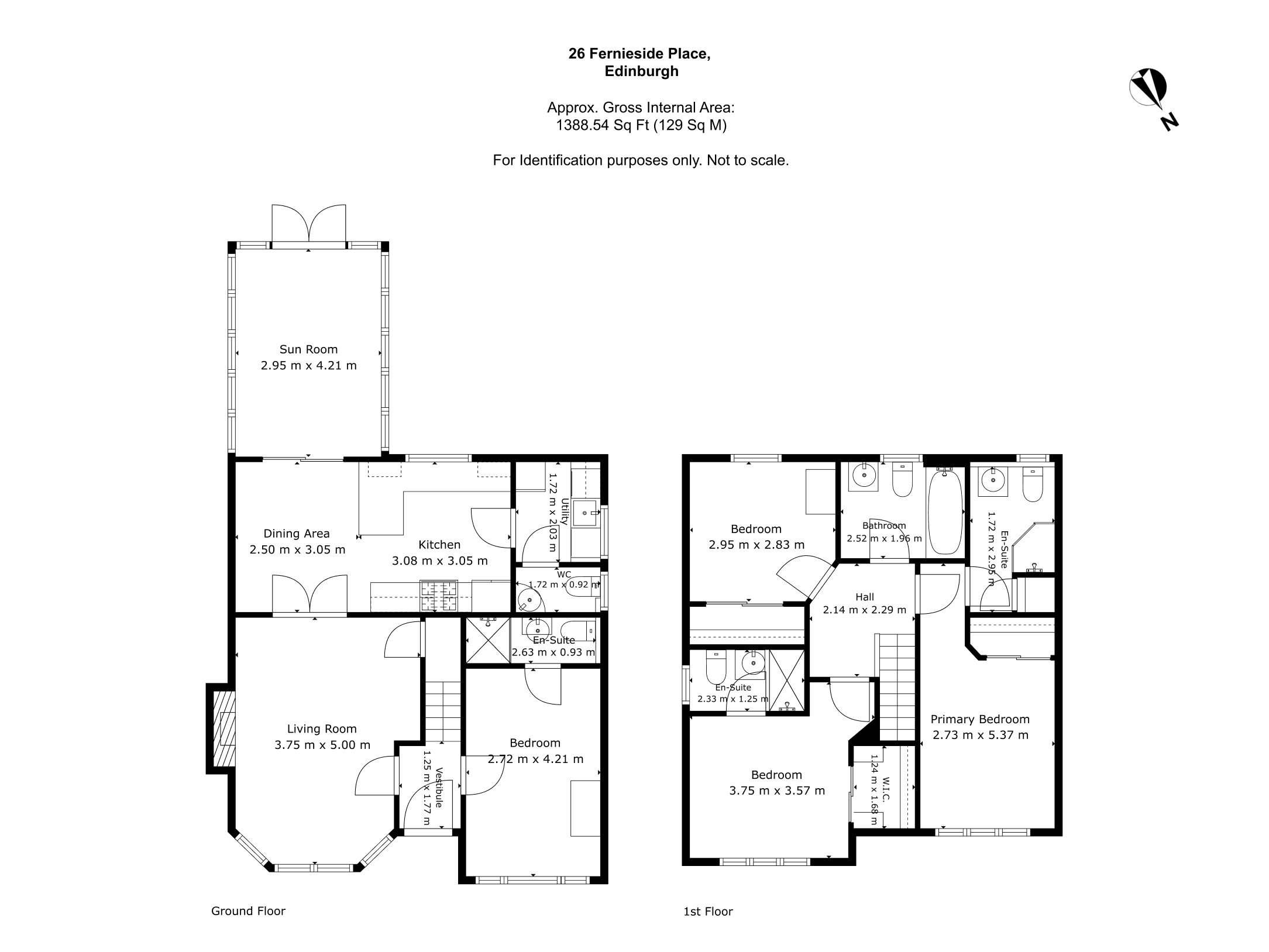 26, Fernieside Place, Edinburgh floorplan