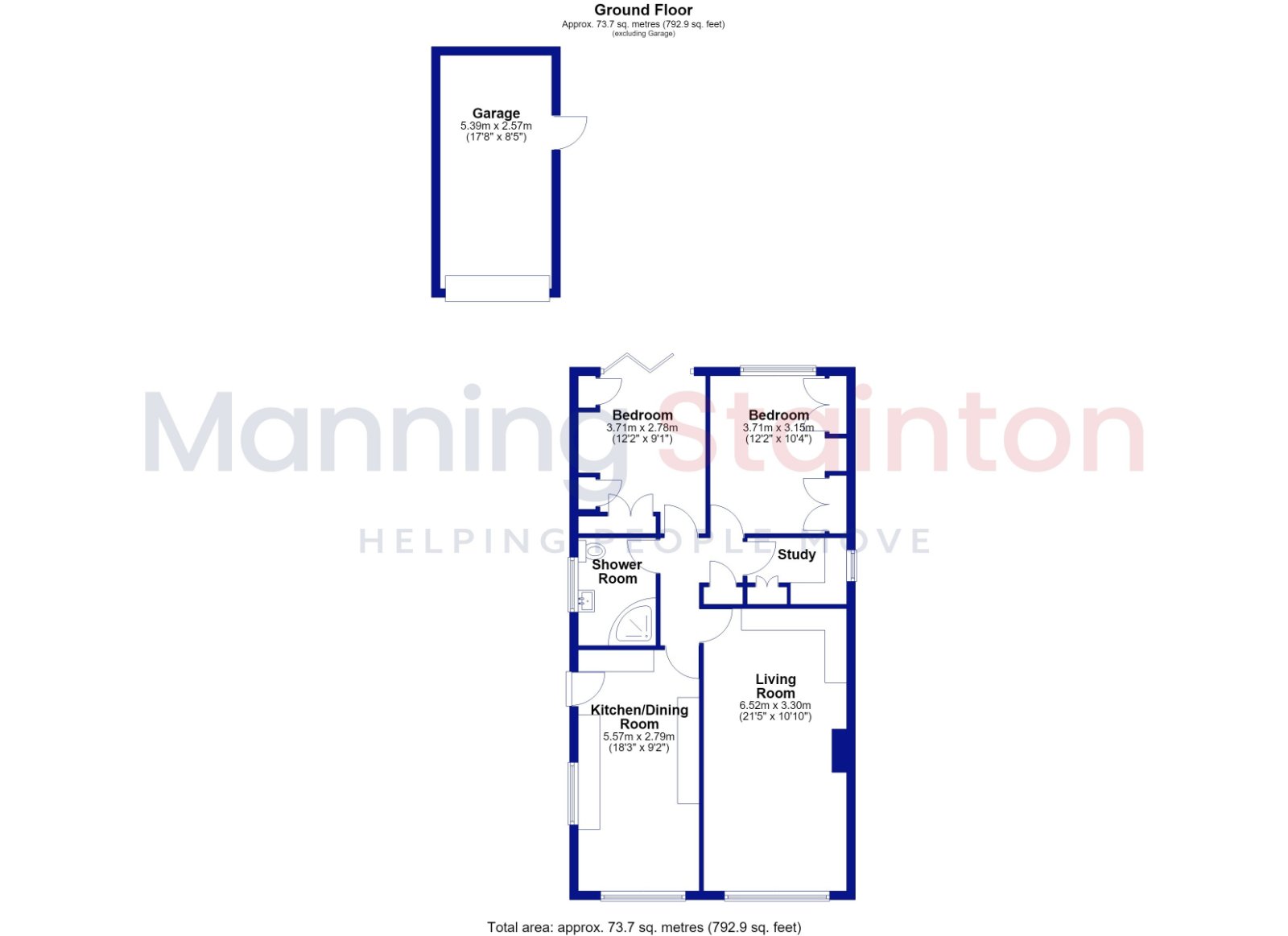 7, Craggwood Close, Leeds floorplan