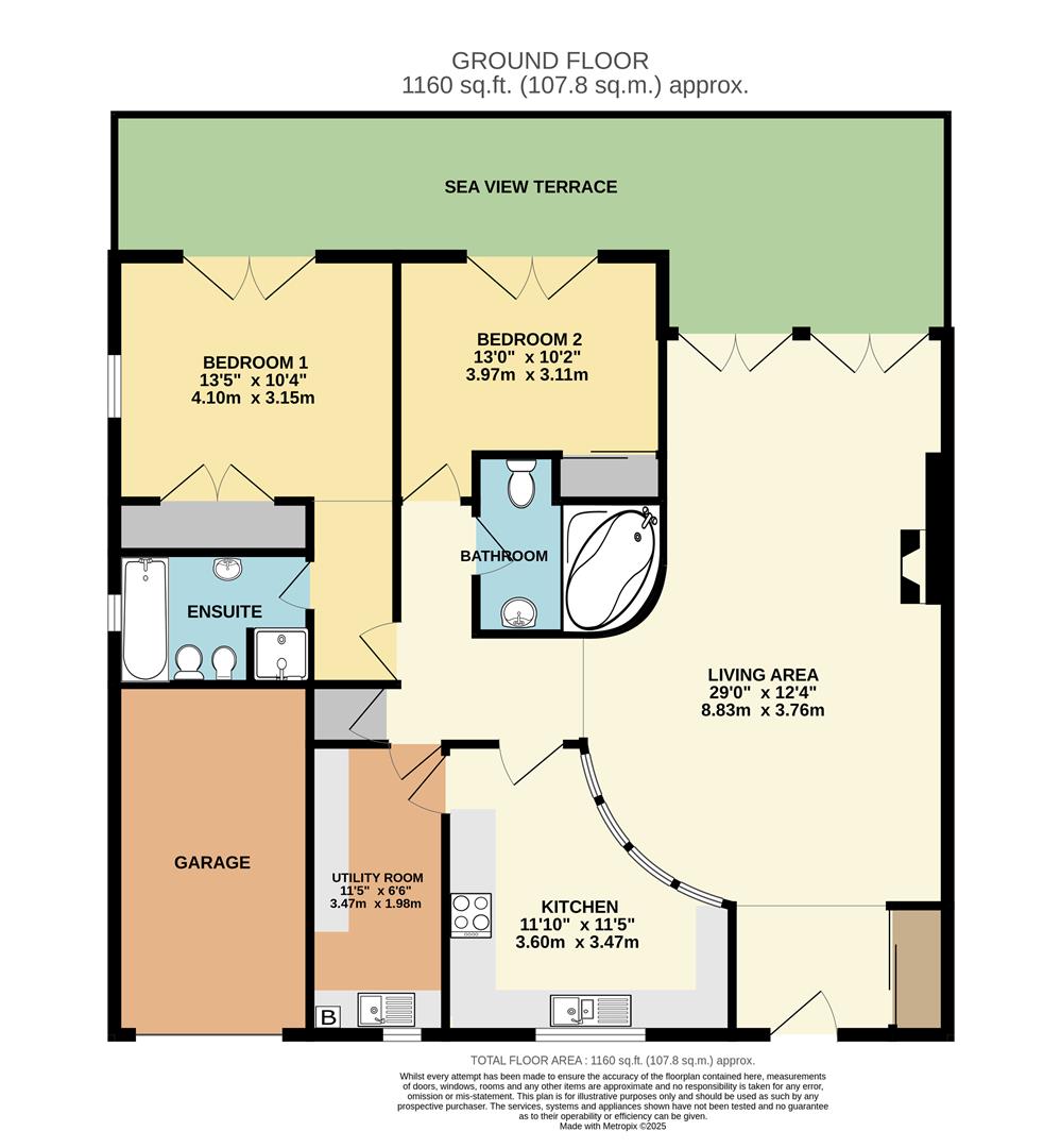 3 Mariners View 4, Berry Head Road, Brixham floorplan
