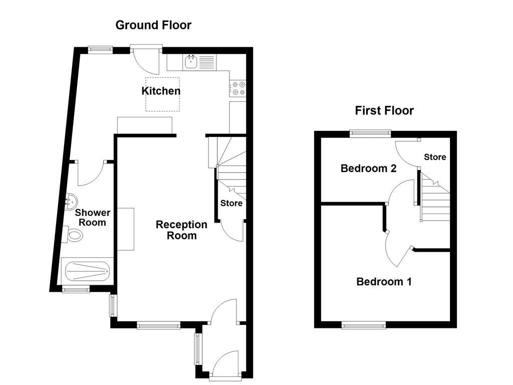 Tibbs Cottage, 1, Parkinson Terrace, Trawden floorplan