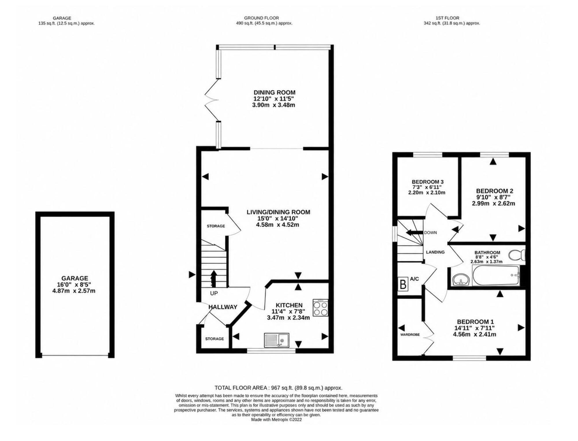 37 Hameldown Close, Torquay floorplan