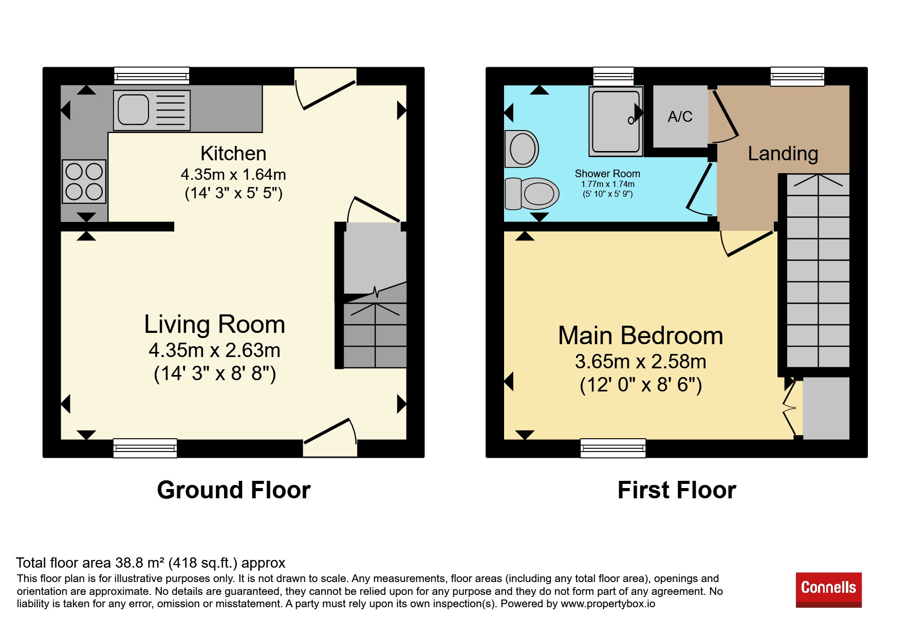 46, Norbury Close, Market Harborough floorplan