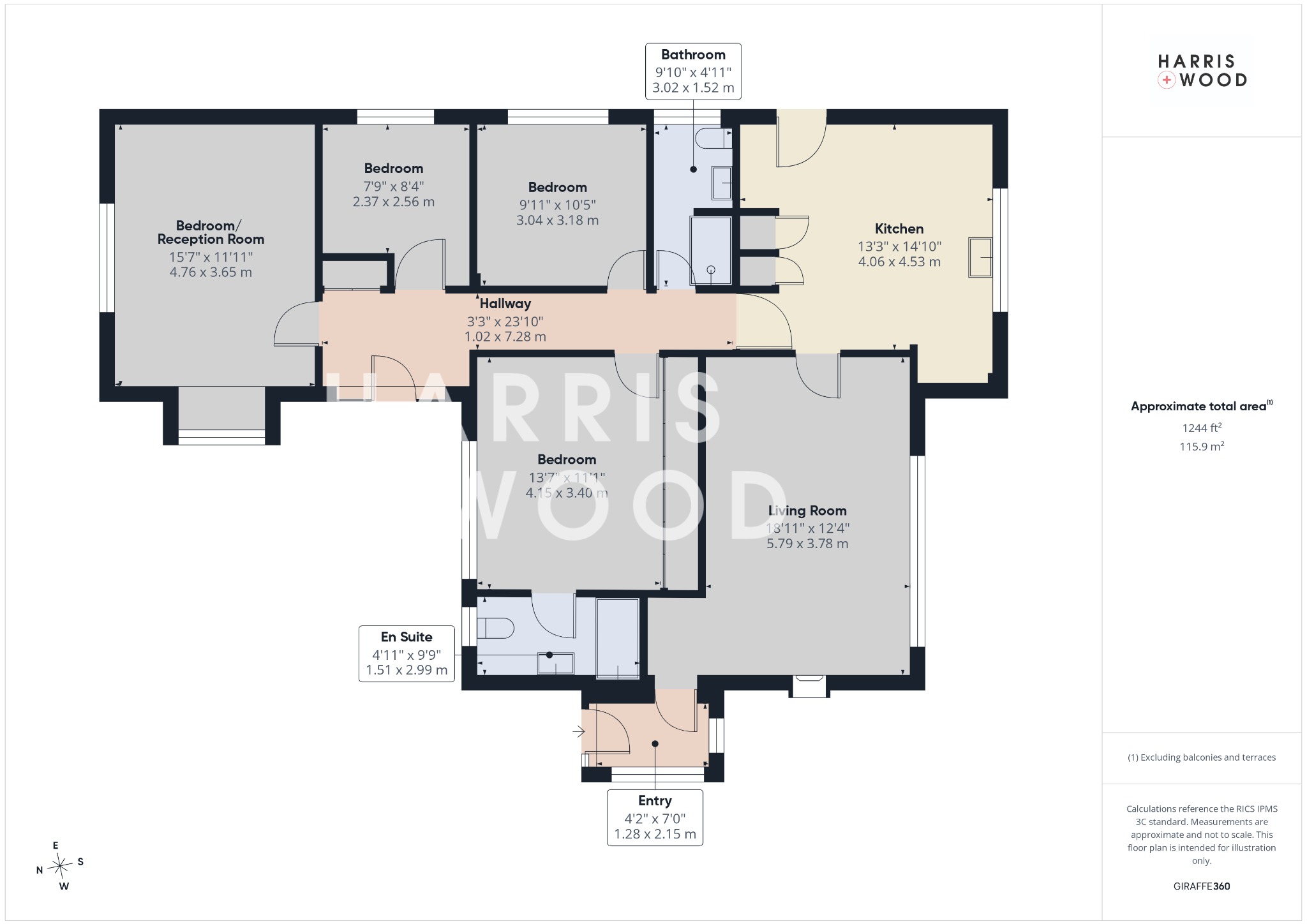 1 Old Rectory Walk, Capel St. Mary, Suffolk floorplan