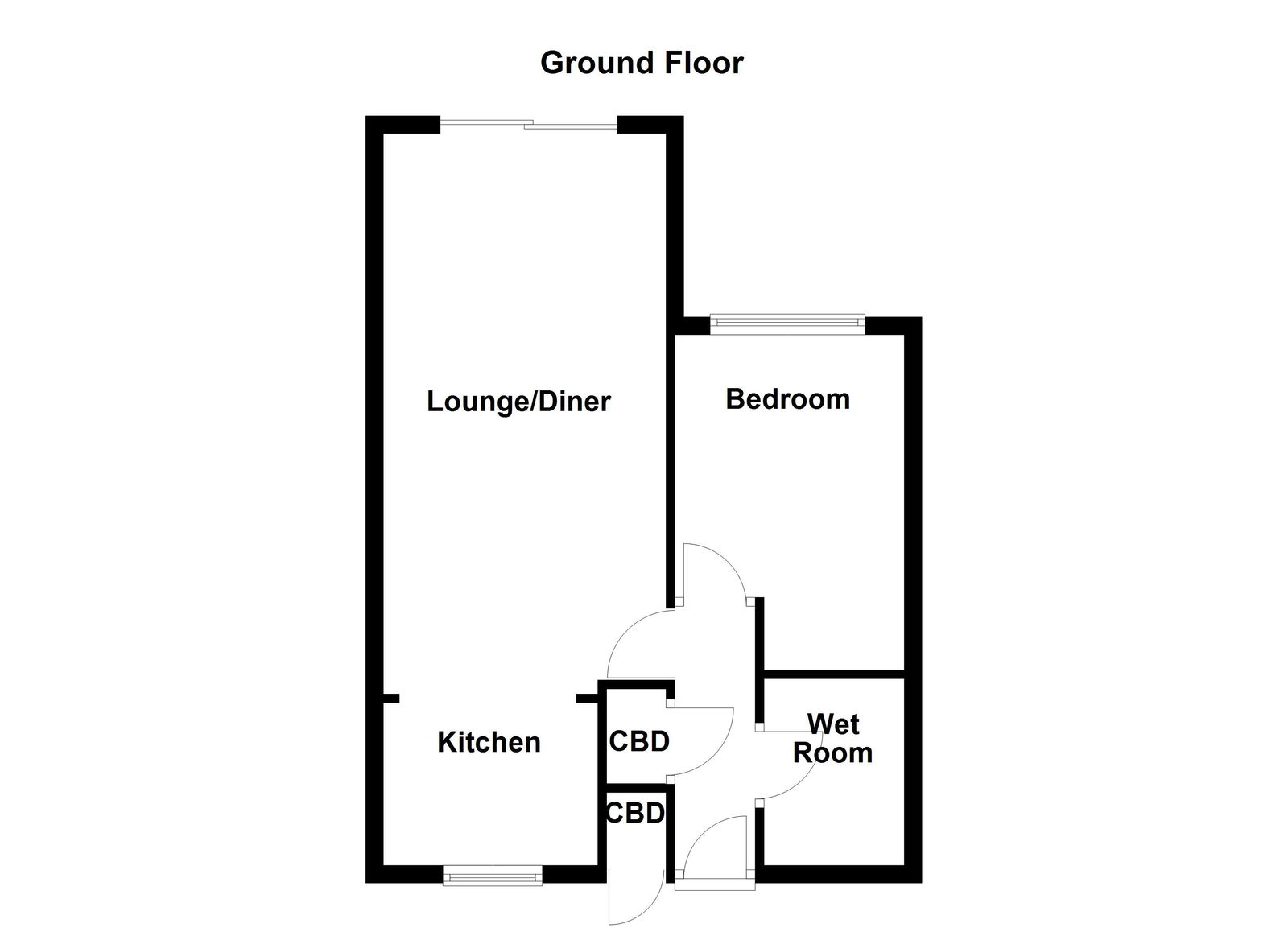 Dawes Court,Flat 1, Fisher Street, Paignton floorplan
