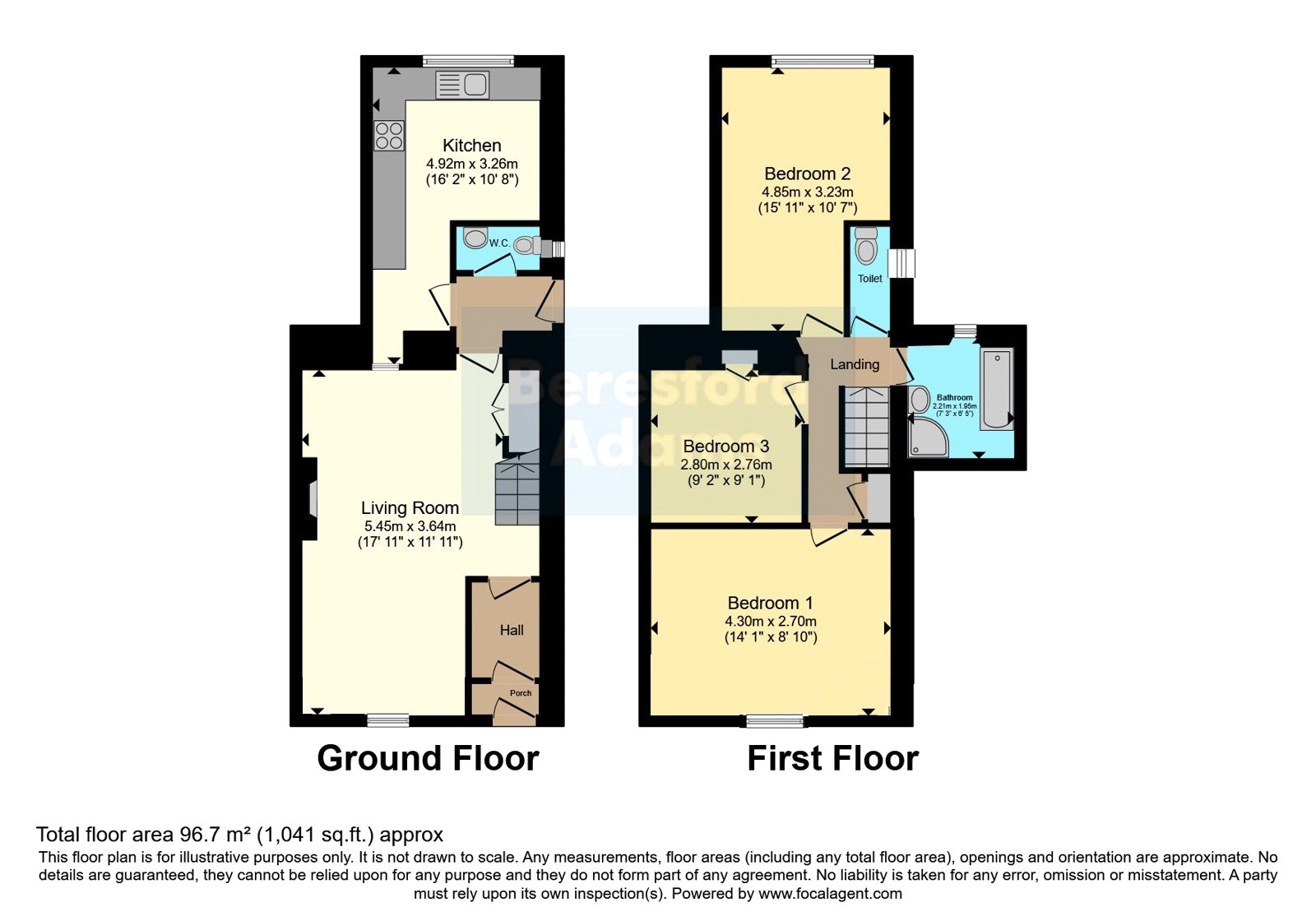 21, Hyfrydle Road, Caernarfon floorplan