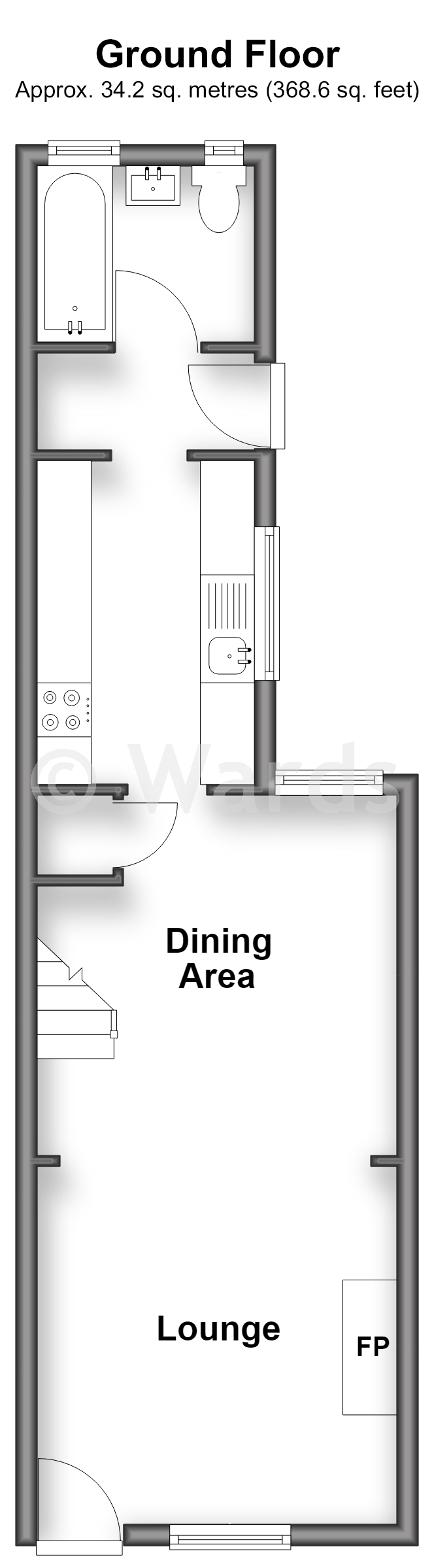 23, Church Street, Rochester floorplan