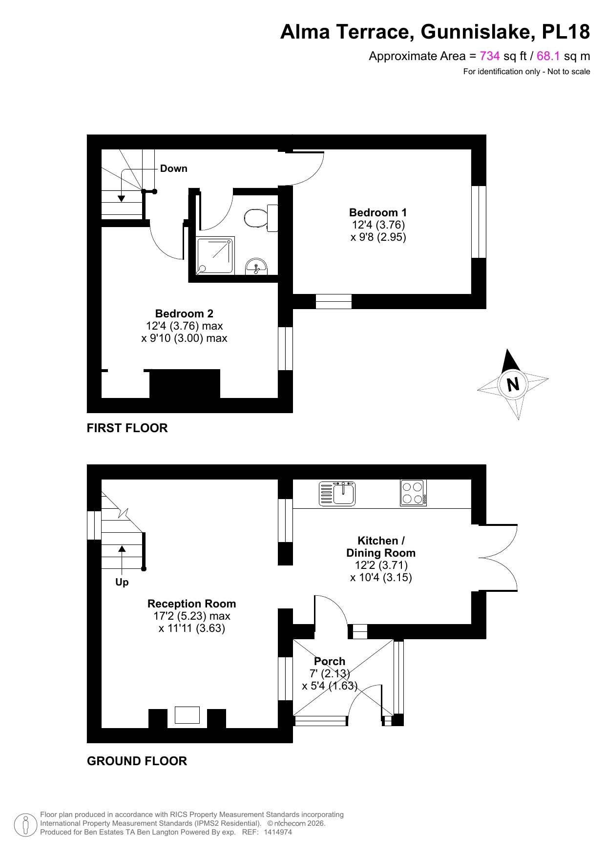 4, Alma Terrace, Gunnislake floorplan