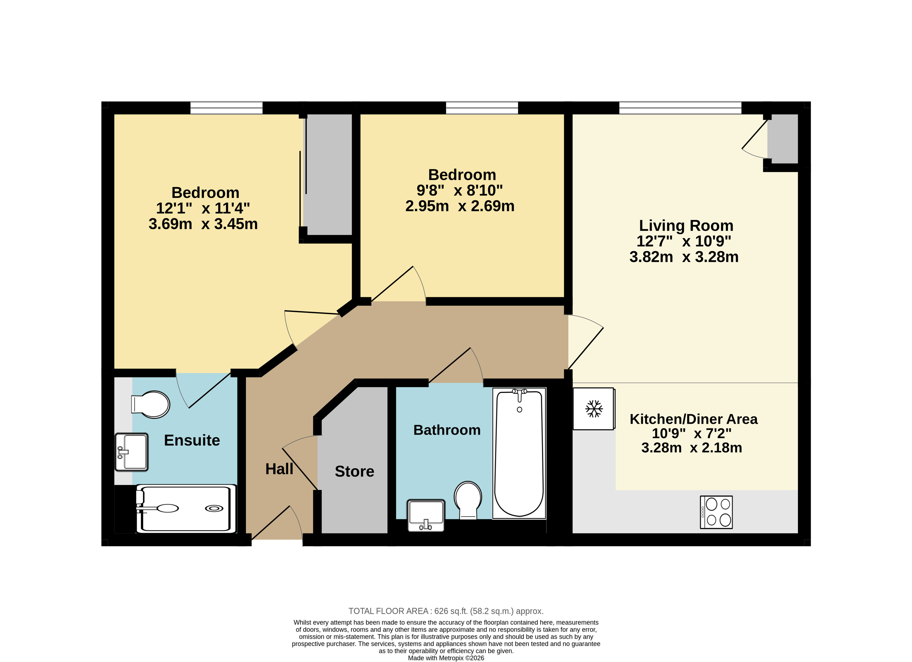 149, Olympia Way, Whitstable floorplan