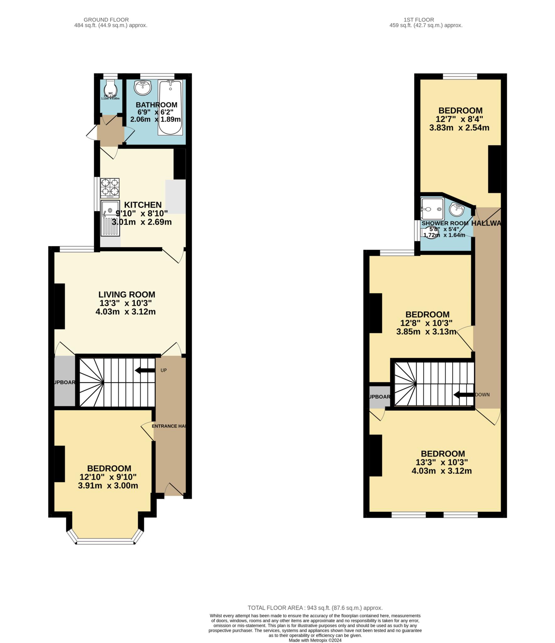 Grange Avenue, Reading floorplan