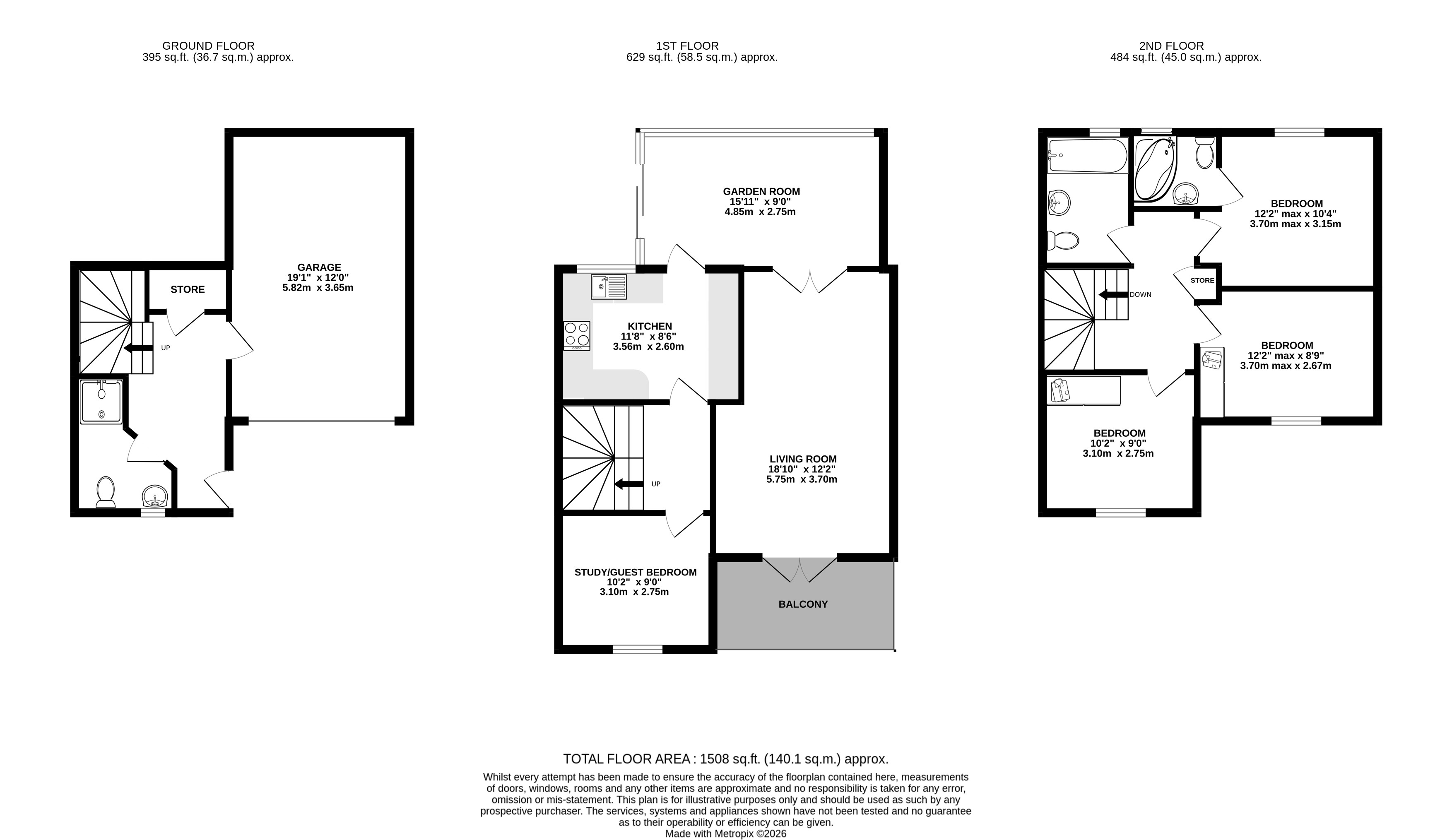 11, Woodlea Grove, Derby floorplan