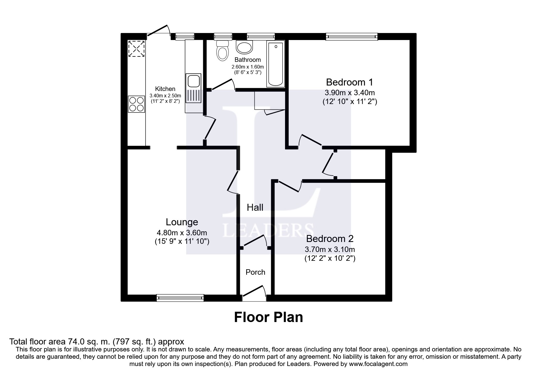 7, St. Malo Court, Ferring floorplan